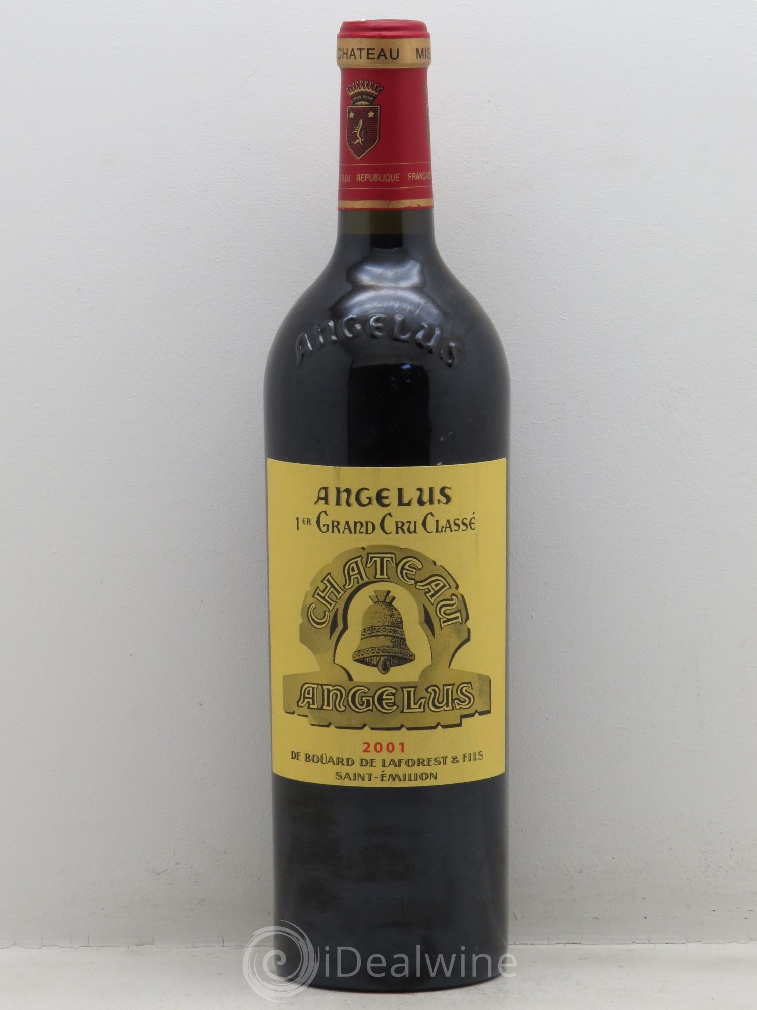 Château Angélus 1er Grand Cru Classé A 2001 - Lot de 1 bouteille - 0