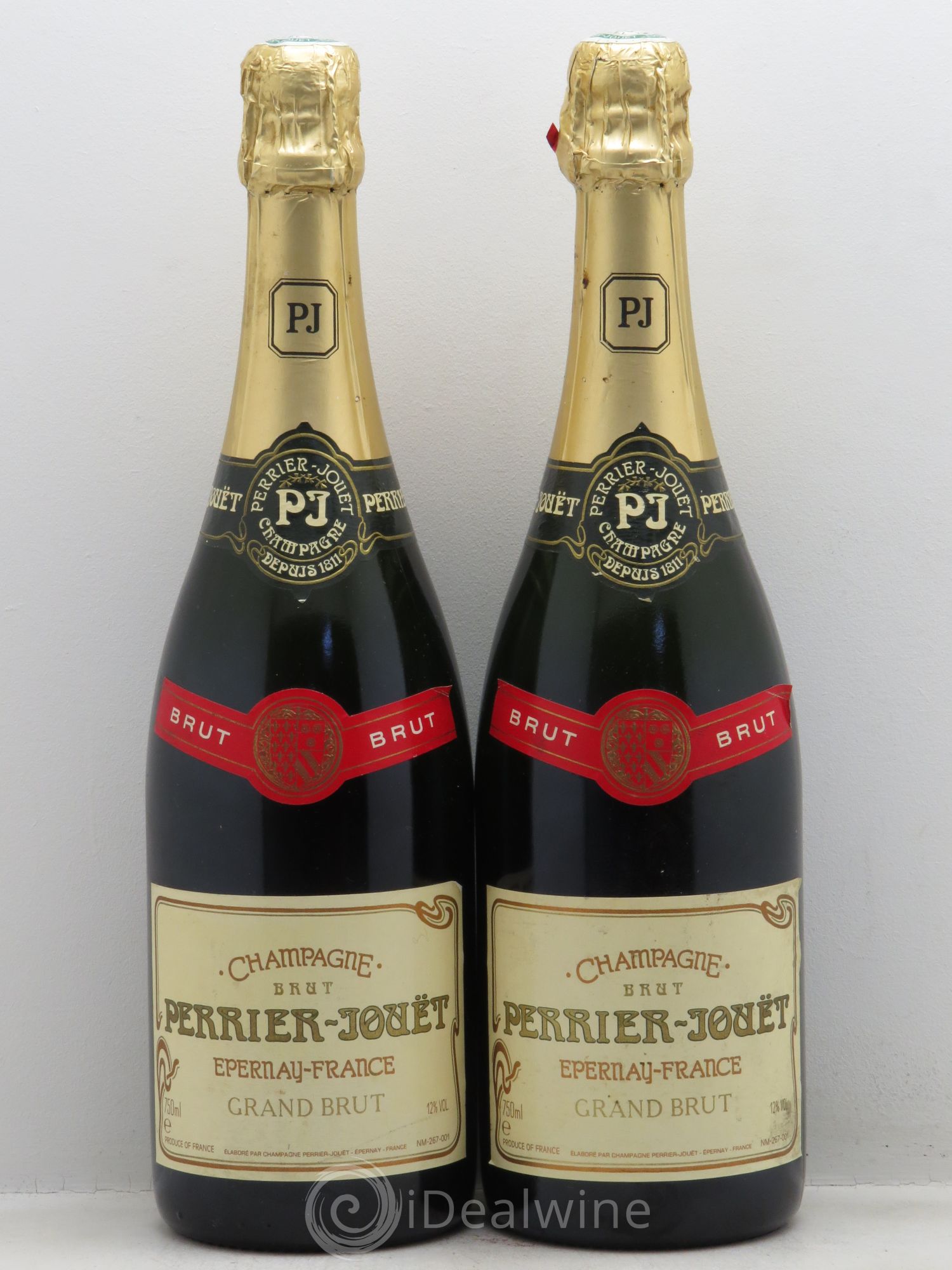 Grand Brut Perrier-Jouët - Lot de 2 bouteilles - 0