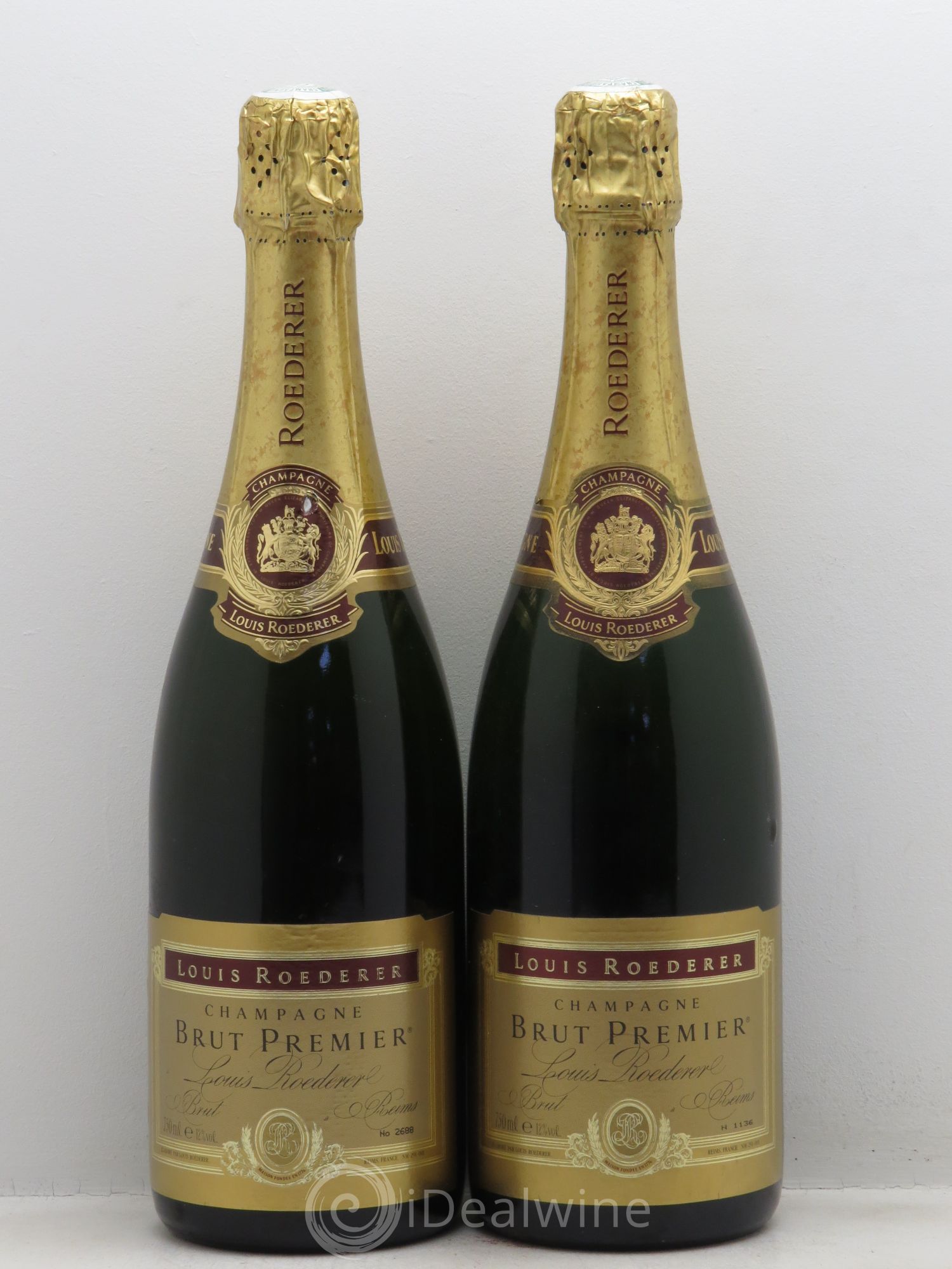 Millésimé Brut Louis Roederer Premier - Lot de 2 bouteilles - 0