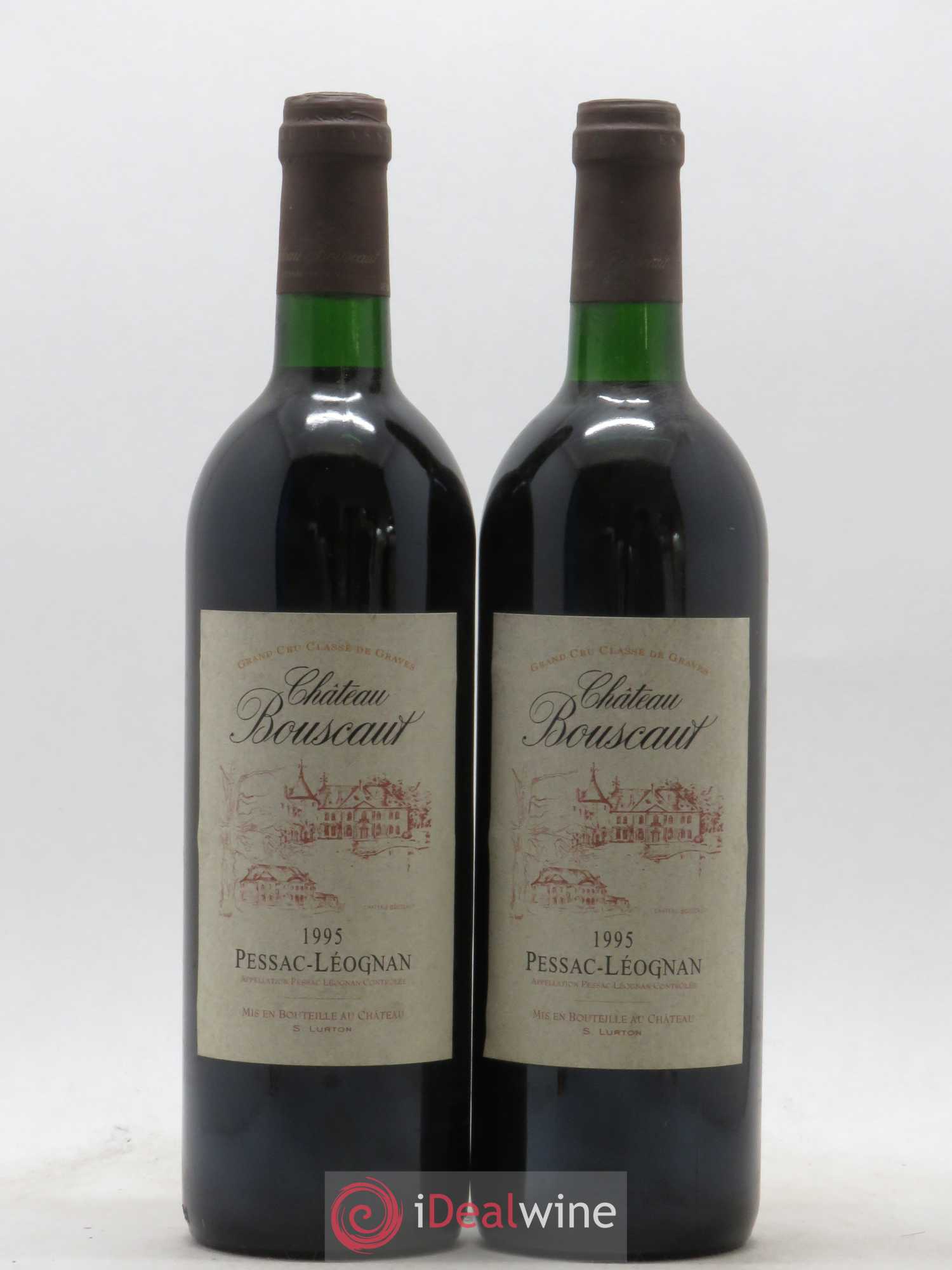 Château Bouscaut Cru Classé de Graves 1995 - Lot de 2 bouteilles - 0