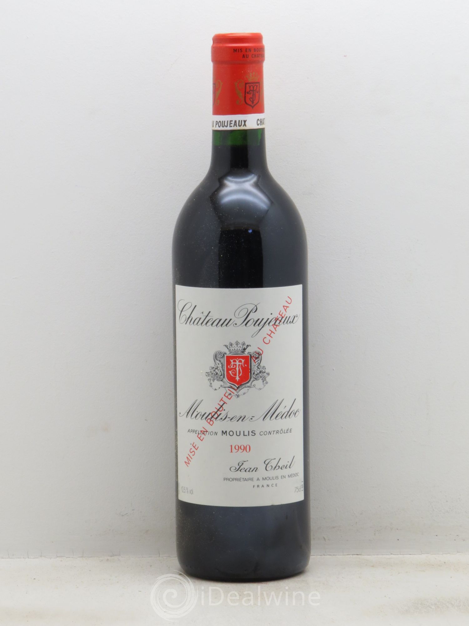 Château Poujeaux 1990 - Lot de 12 bouteilles - 0