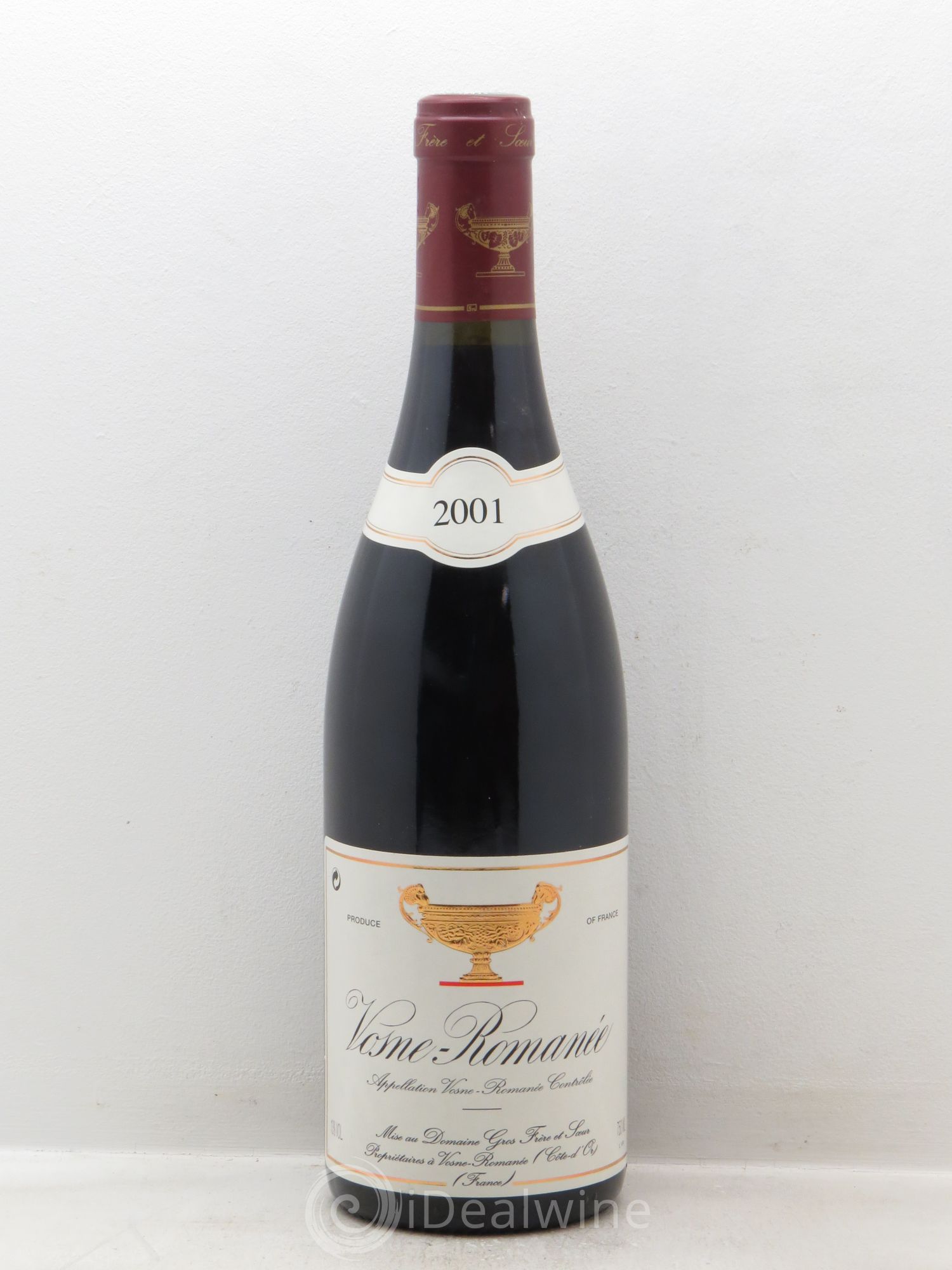 Vosne-Romanée Gros Frère & Soeur 2001 - Lot de 1 bouteille - 0