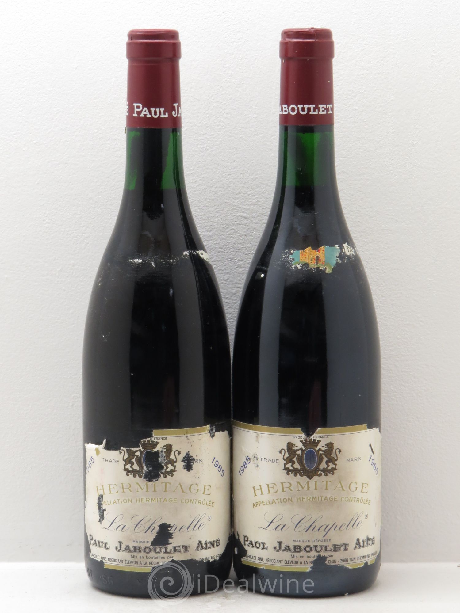 Hermitage La Chapelle Paul Jaboulet Ainé 1985 - Lot de 2 bouteilles - 0