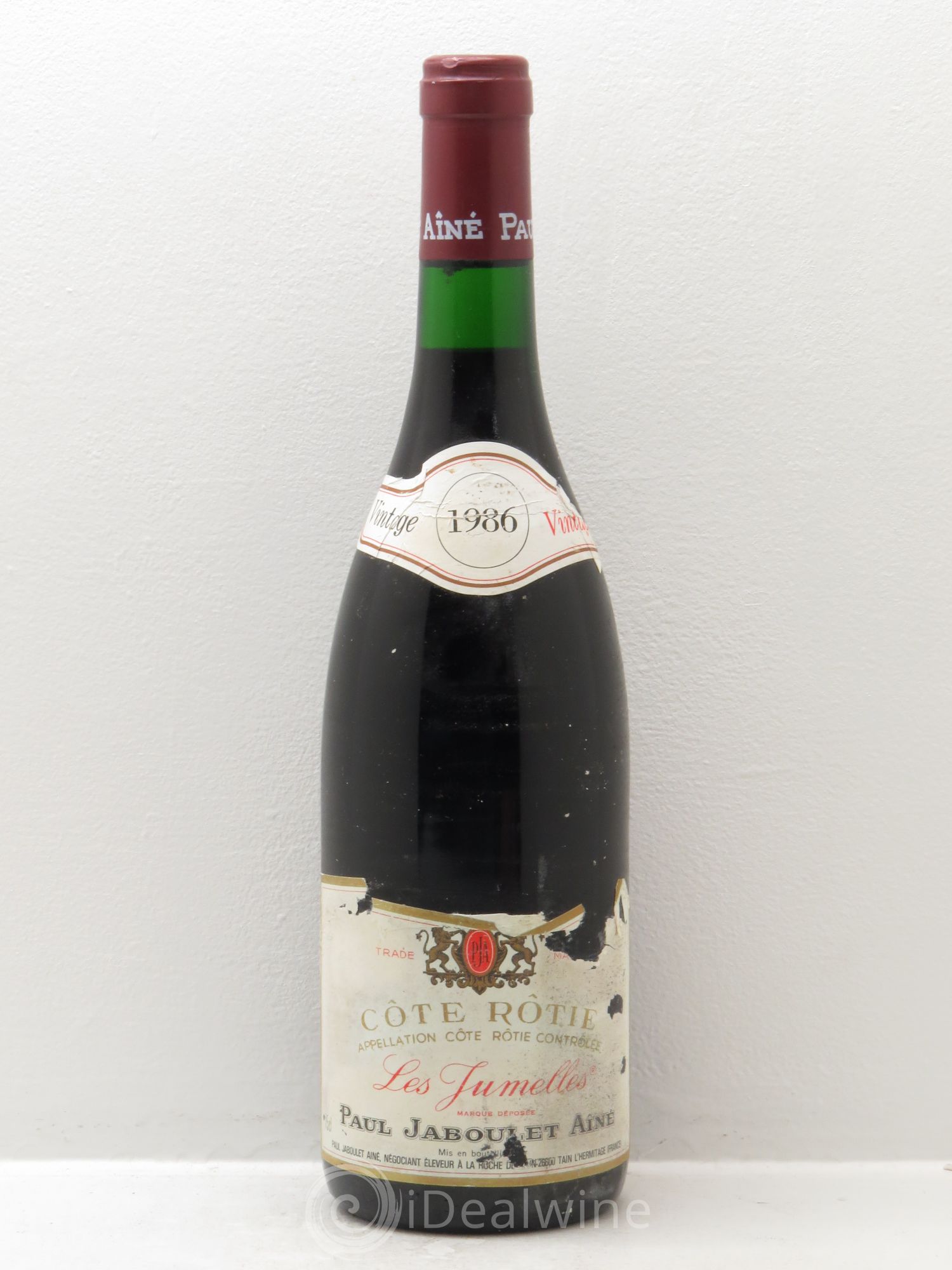 Côte-Rôtie Les Jumelles Paul Jaboulet Ainé (sans prix de réserve) 1986 - Lot de 6 bouteilles - 0