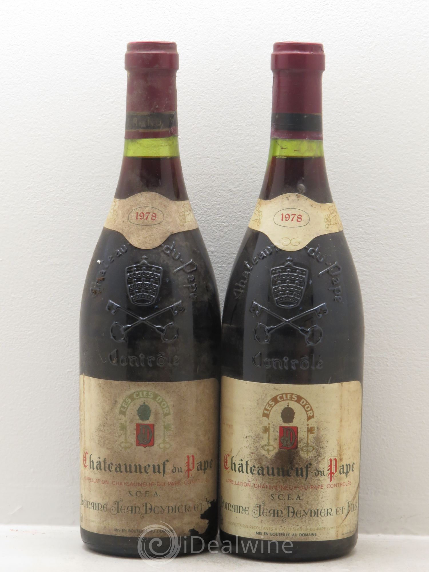 Châteauneuf-du-Pape Les clés d'Or -Deydier (sans prix de réserve) 1978 - Posten von 2 Flaschen - 0
