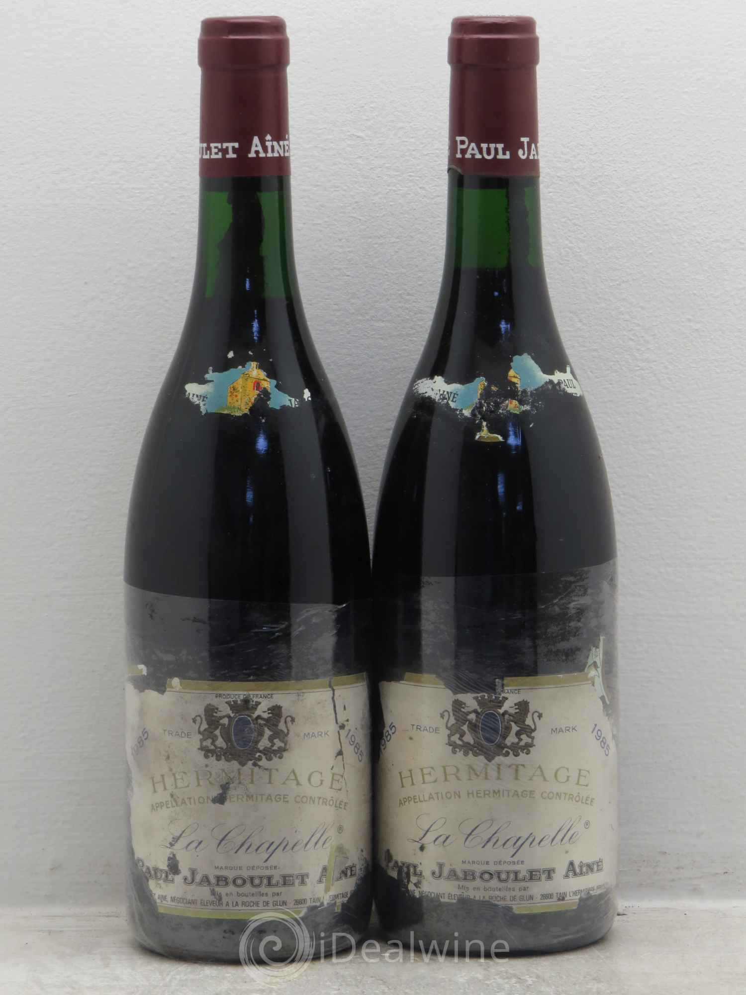 Hermitage La Chapelle Paul Jaboulet Ainé 1985 - Lot de 2 bouteilles - 0