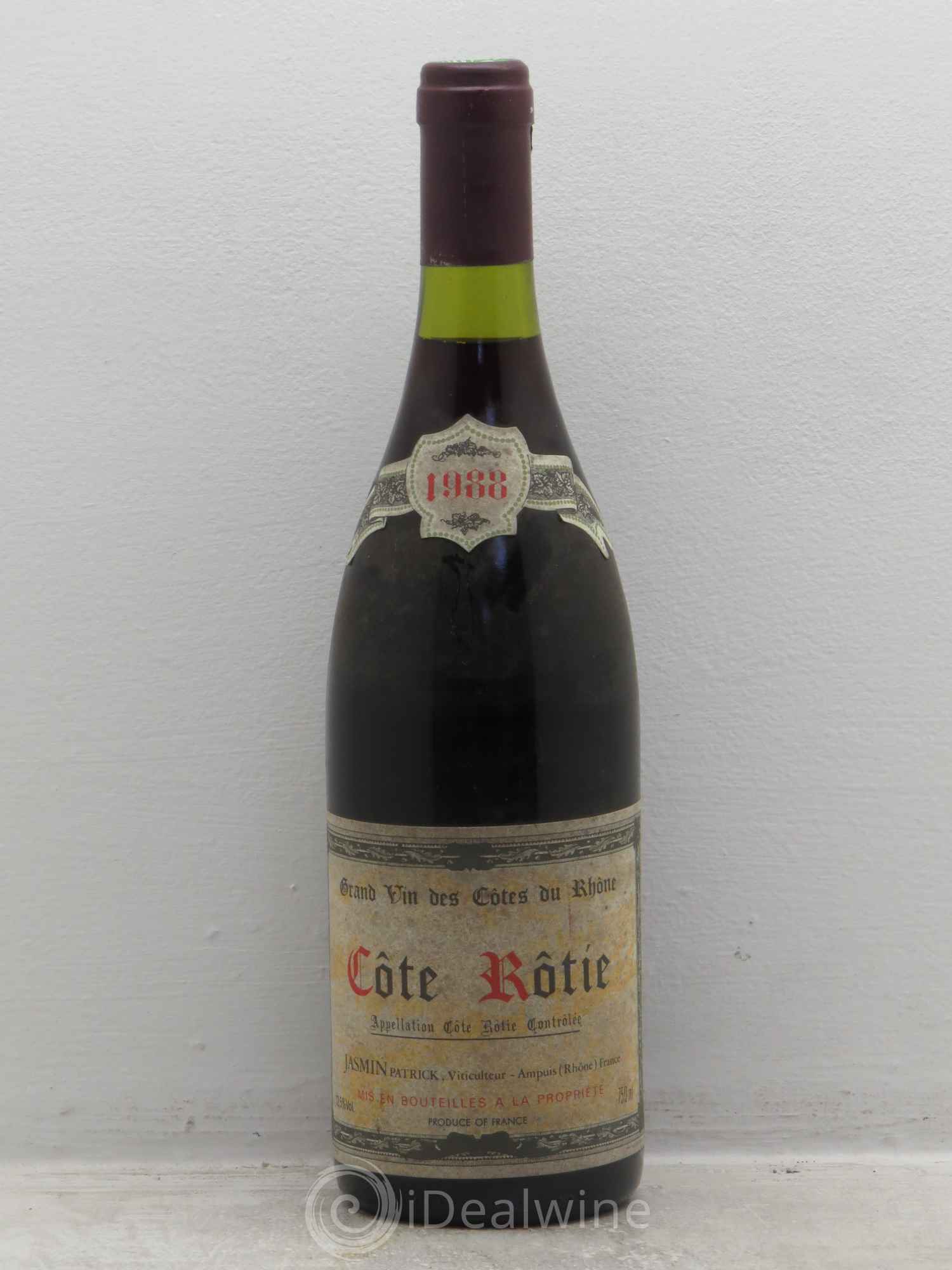 Côte-Rôtie Jasmin (Domaine) 1988 - Lot de 1 bouteille - 0