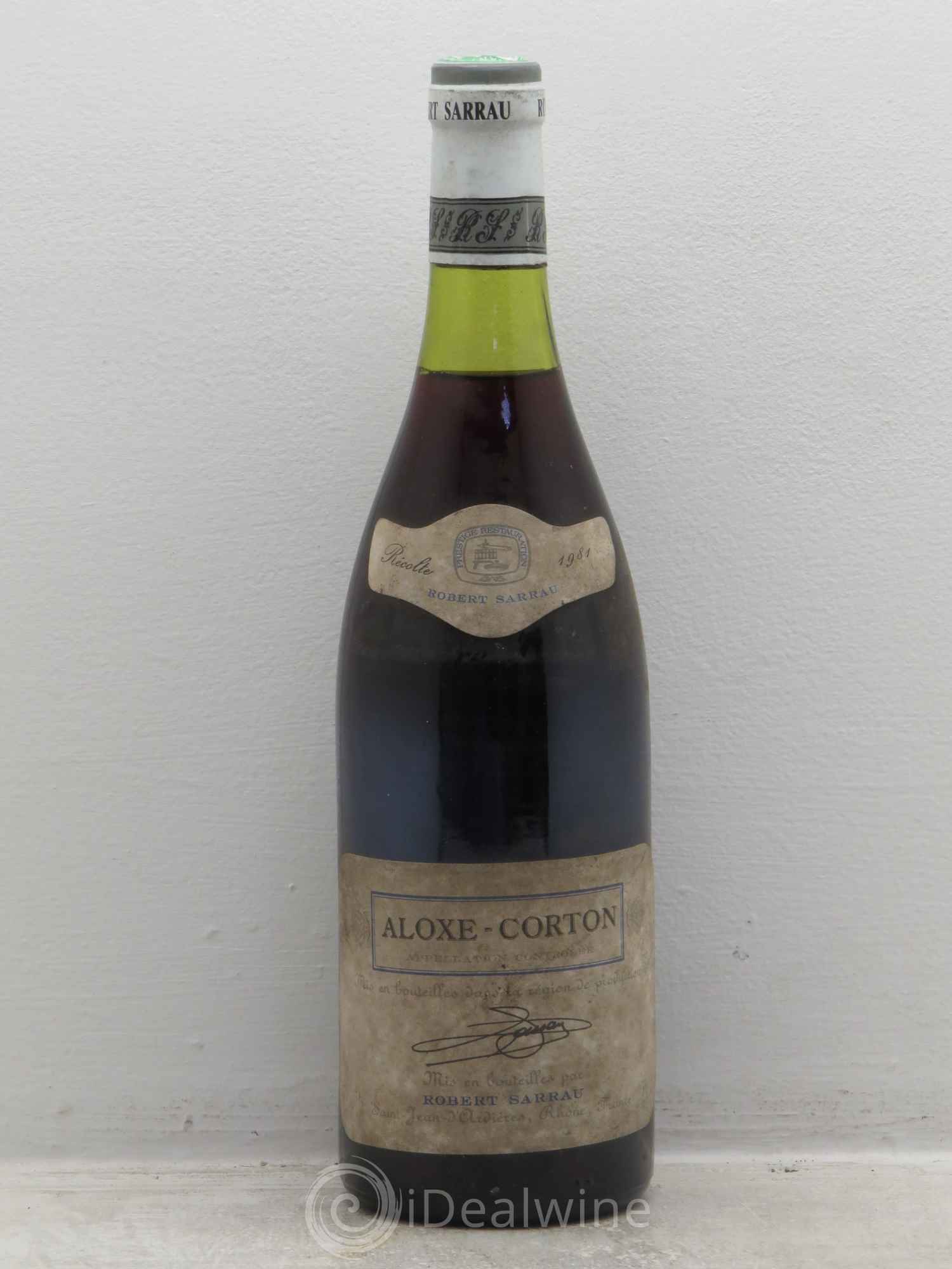 Aloxe-Corton R.Sarrau 1981 - Lot de 1 bouteille - 0