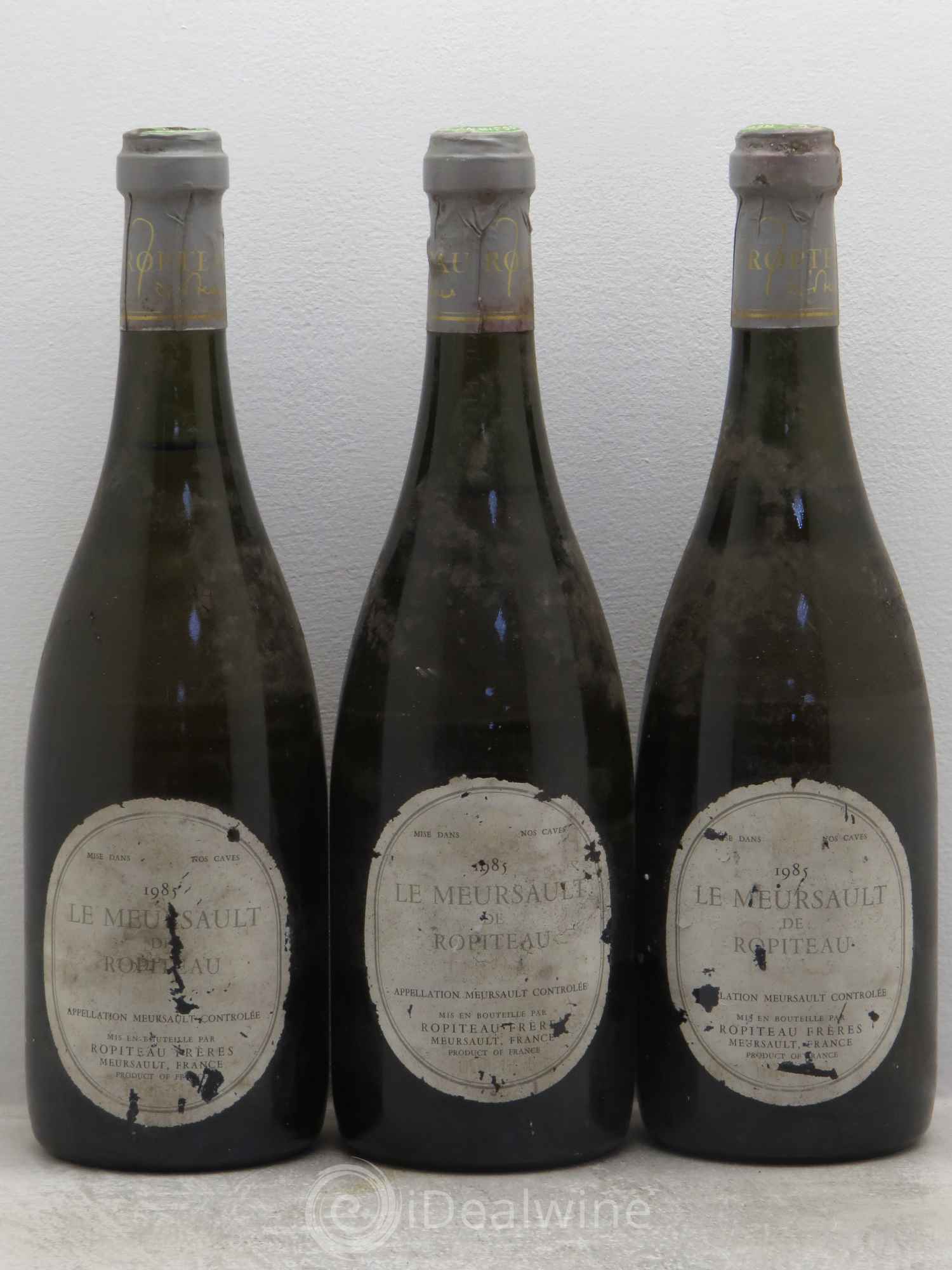 Meursault Ropiteau (sans prix de réserve) 1985 - Posten von 3 Flaschen - 0