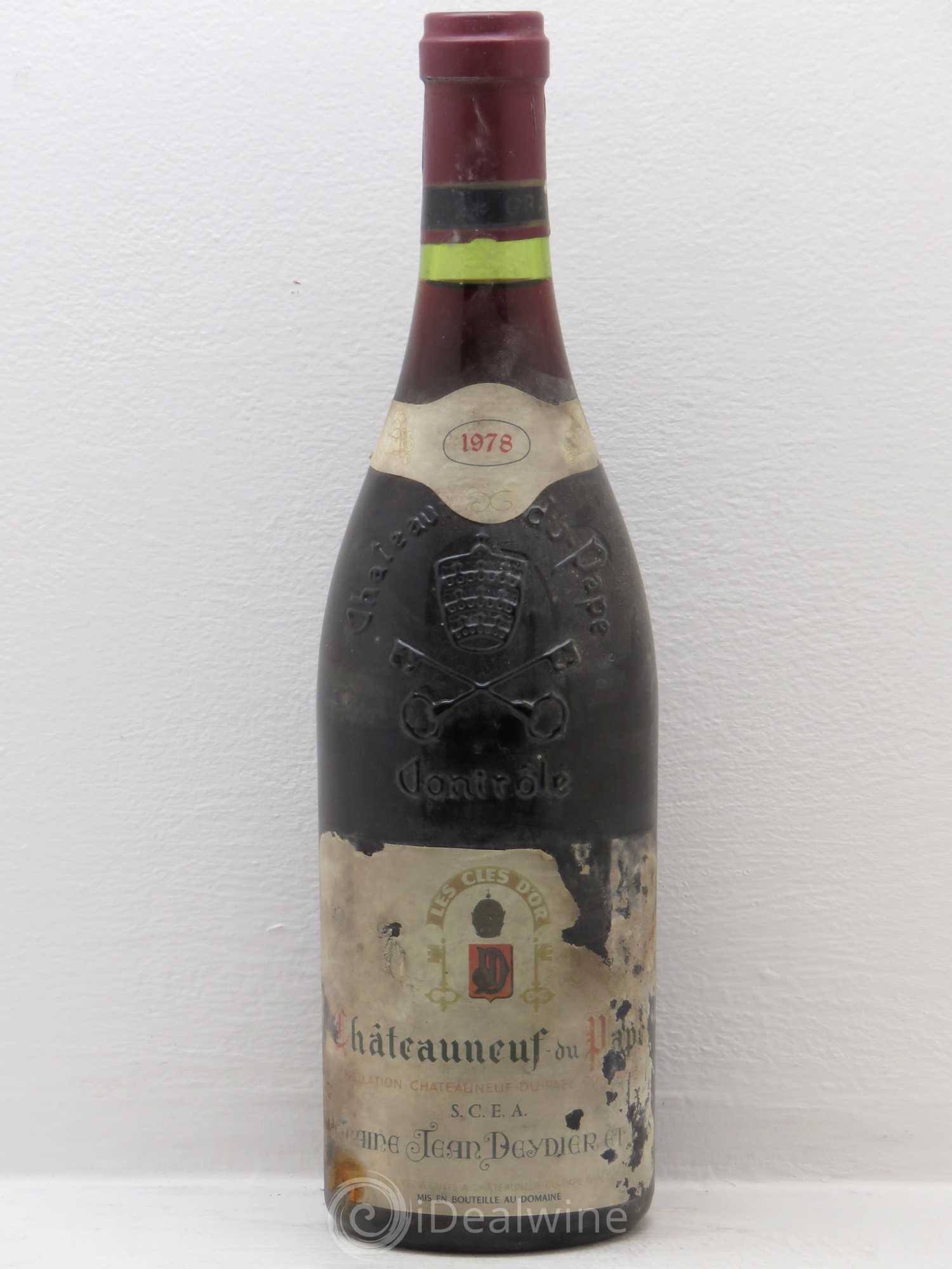 Châteauneuf-du-Pape Les Cles d'Or Domaine Deydier 1978 - Posten von 1 Flasche - 0