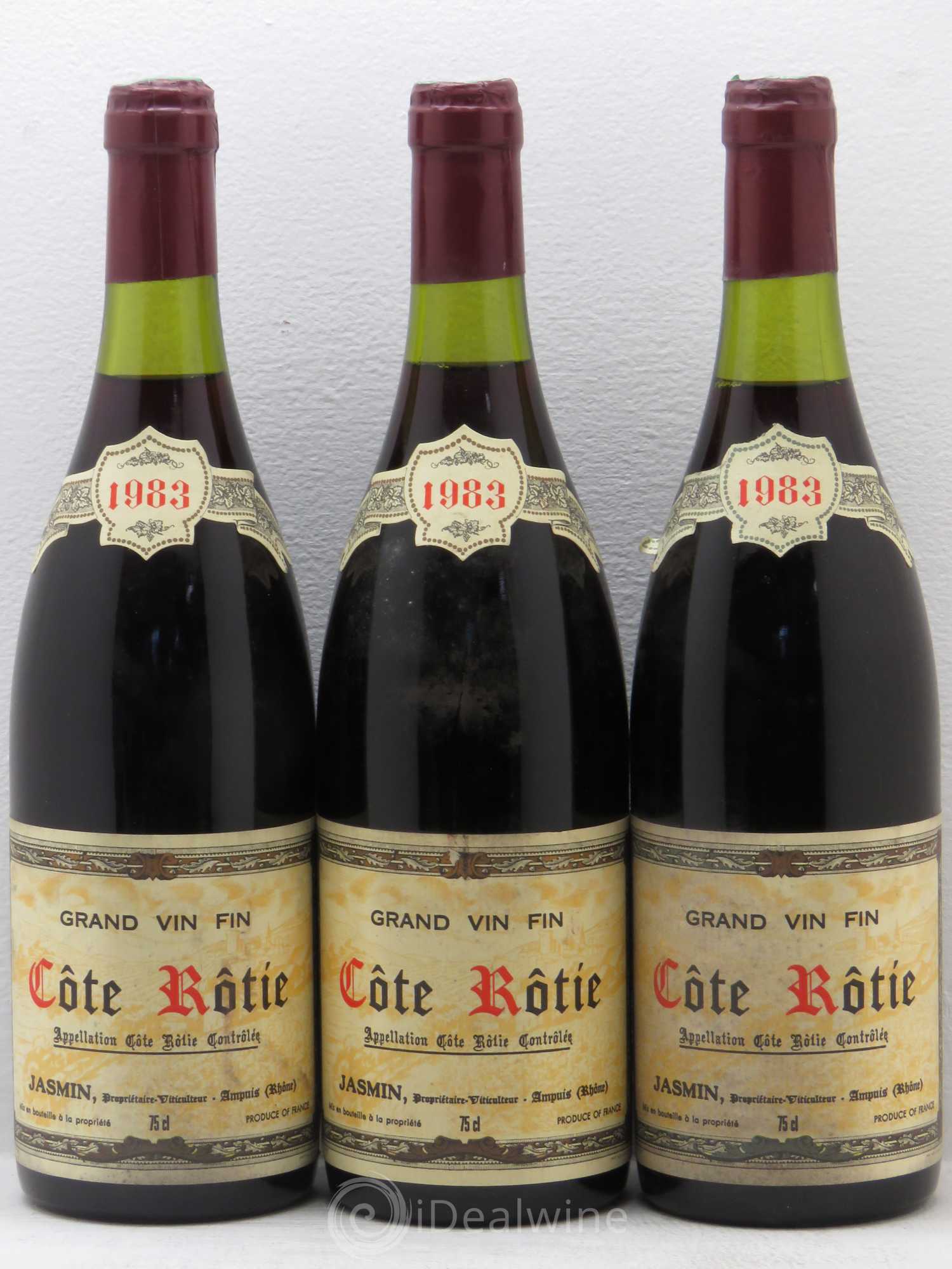 Côte-Rôtie Jasmin (Domaine) 1983 - Lot de 3 bouteilles - 0