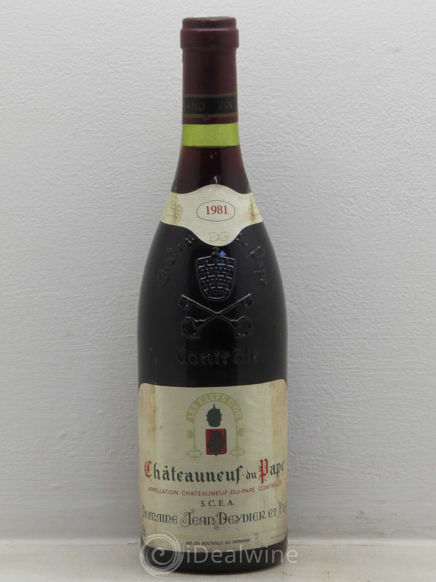 Châteauneuf-du-Pape Les Clefs D'Or Domaine Jean Deydier 1981 - Posten von 1 Flasche - 0