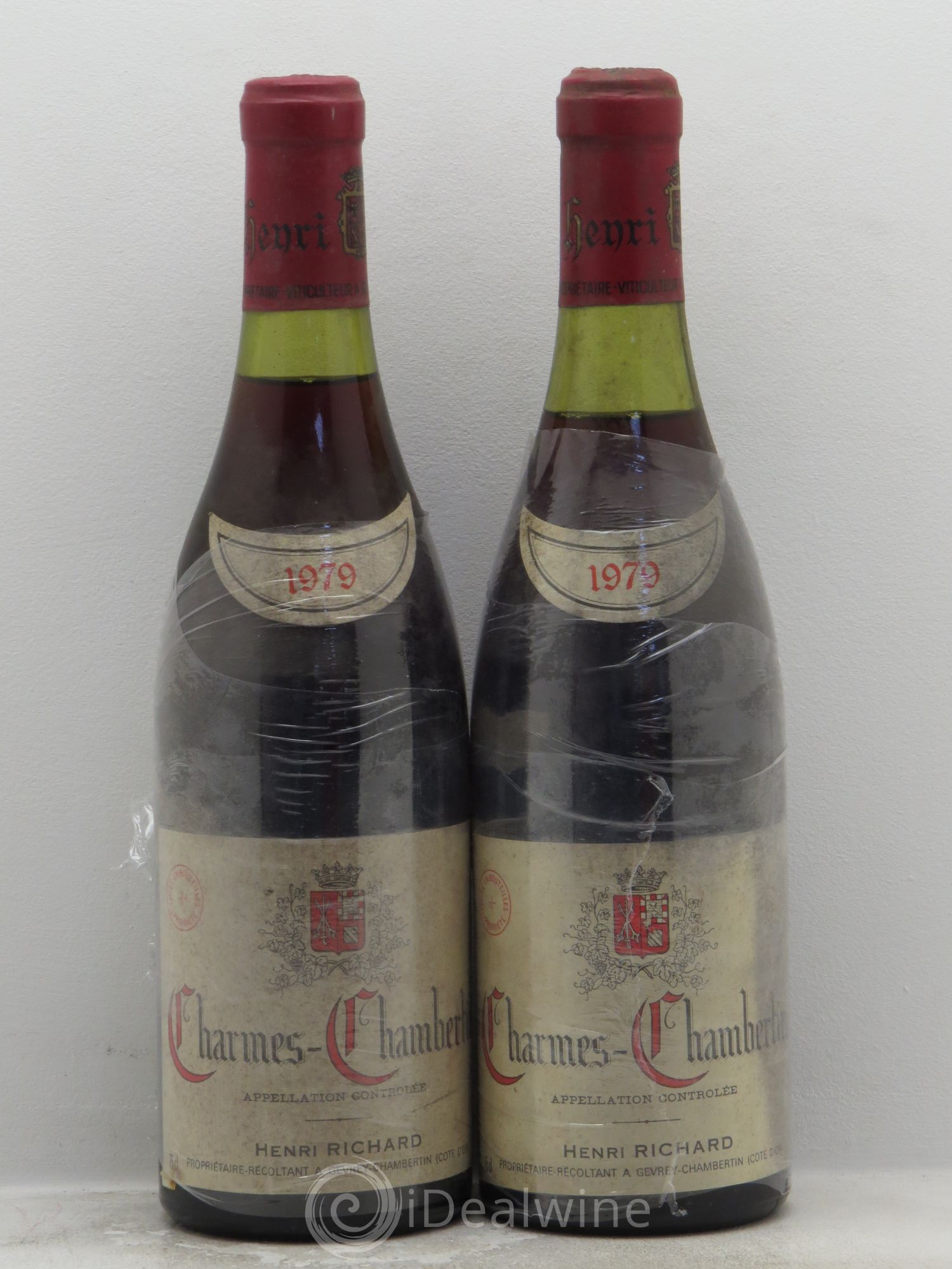 Charmes-Chambertin Grand Cru Henri Richard 1979 - Lot de 2 bouteilles - 0
