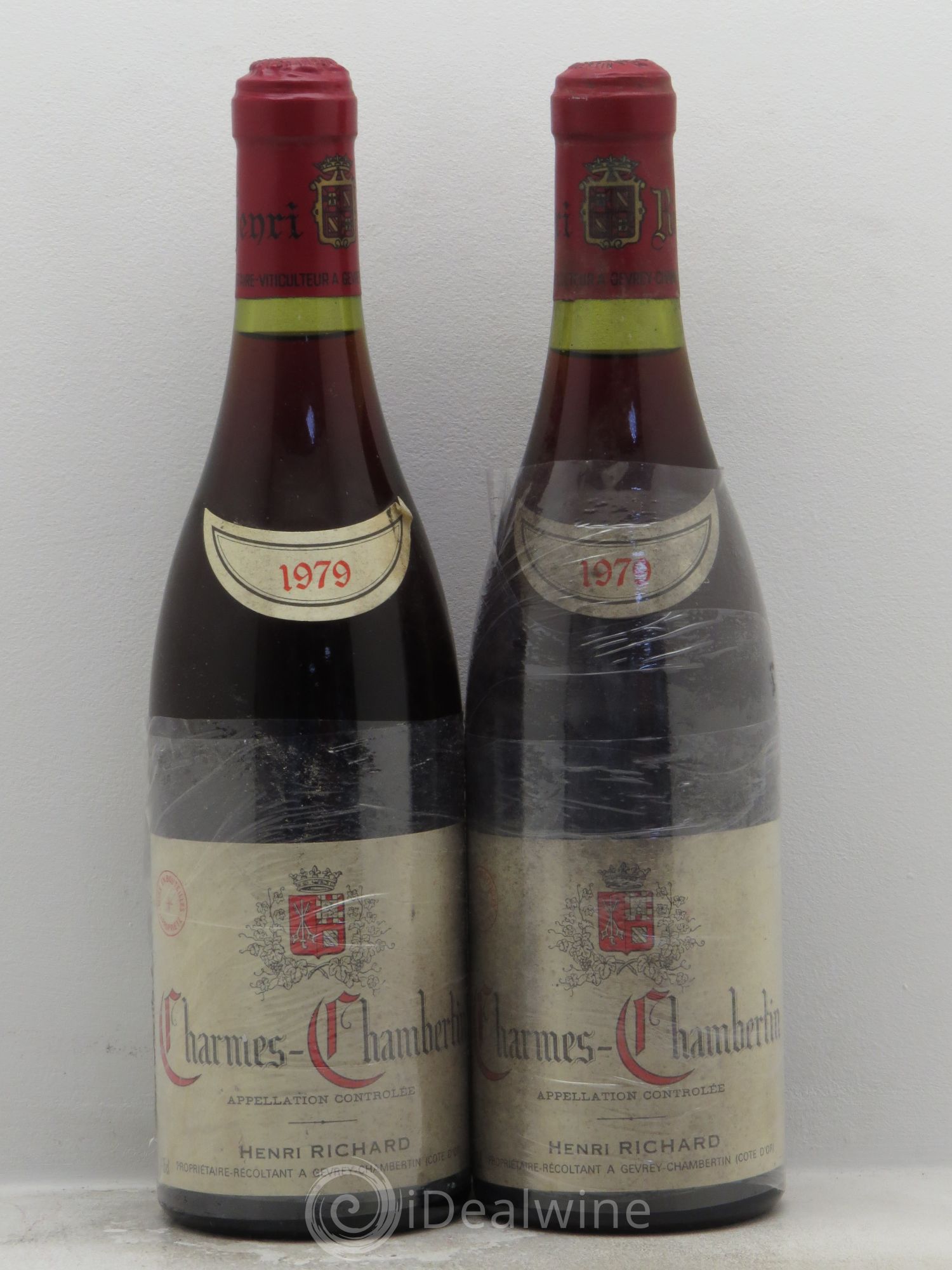 Charmes-Chambertin Grand Cru Henri Richard 1979 - Lot de 2 bouteilles - 0