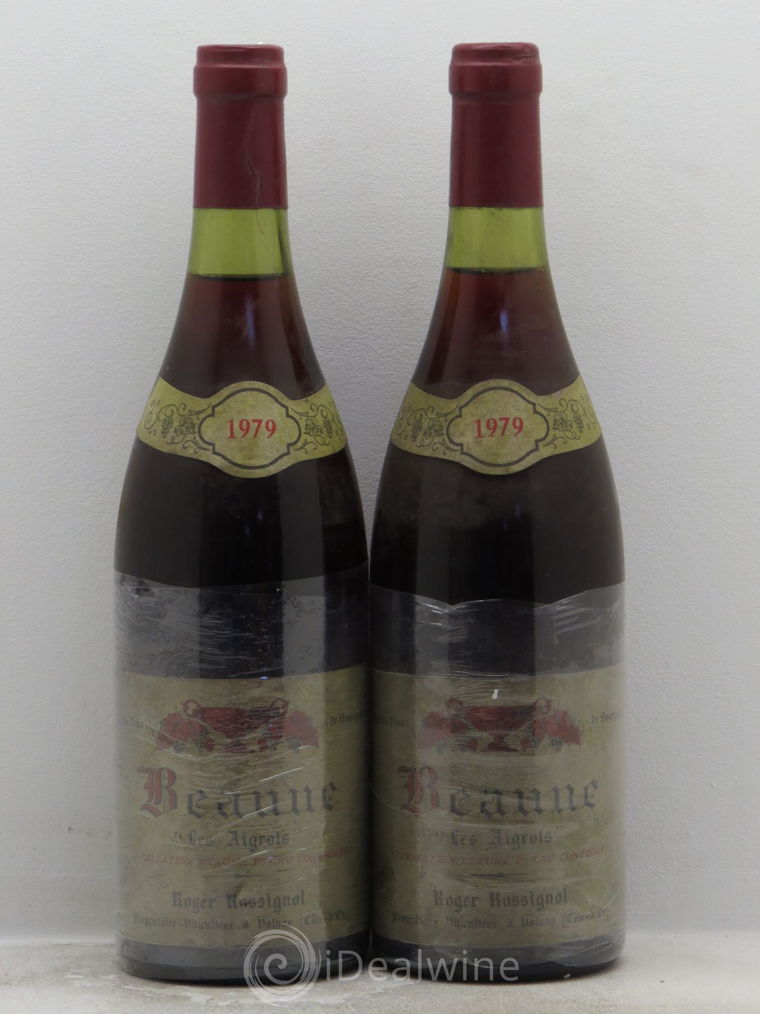 Beaune 1er Cru Roger Rossignol 1979 - Lot de 2 bouteilles - 0