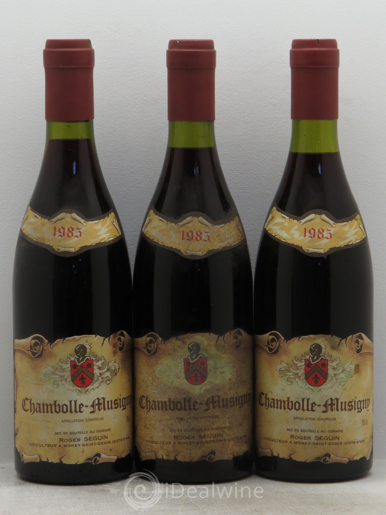 Chambolle-Musigny Roger Seguin 1985 - Lot de 3 bouteilles - 0