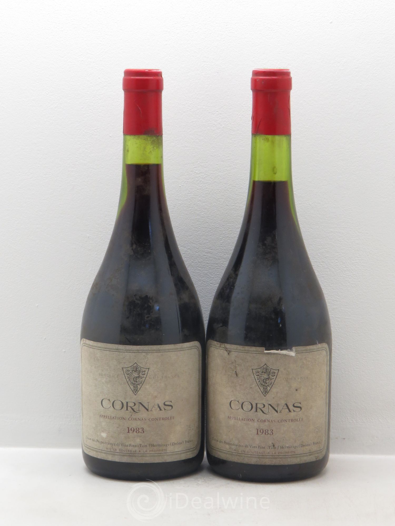 Cornas Union des propriétaires de vins fins (sans prix de réserve) 1983 - Posten von 2 Flaschen - 0