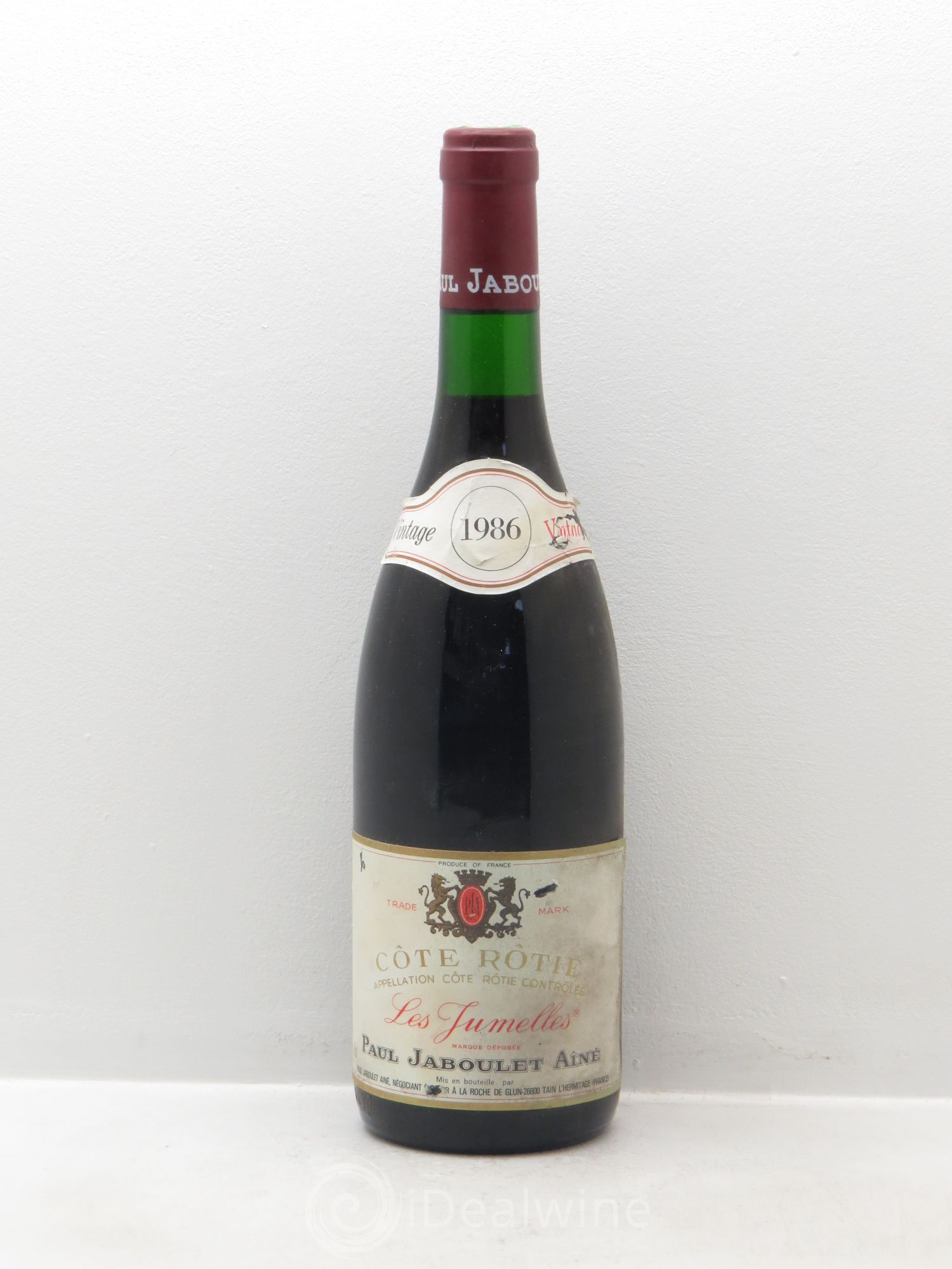 Côte-Rôtie Les Jumelles Paul Jaboulet Ainé 1986 - Lot de 1 bouteille - 0