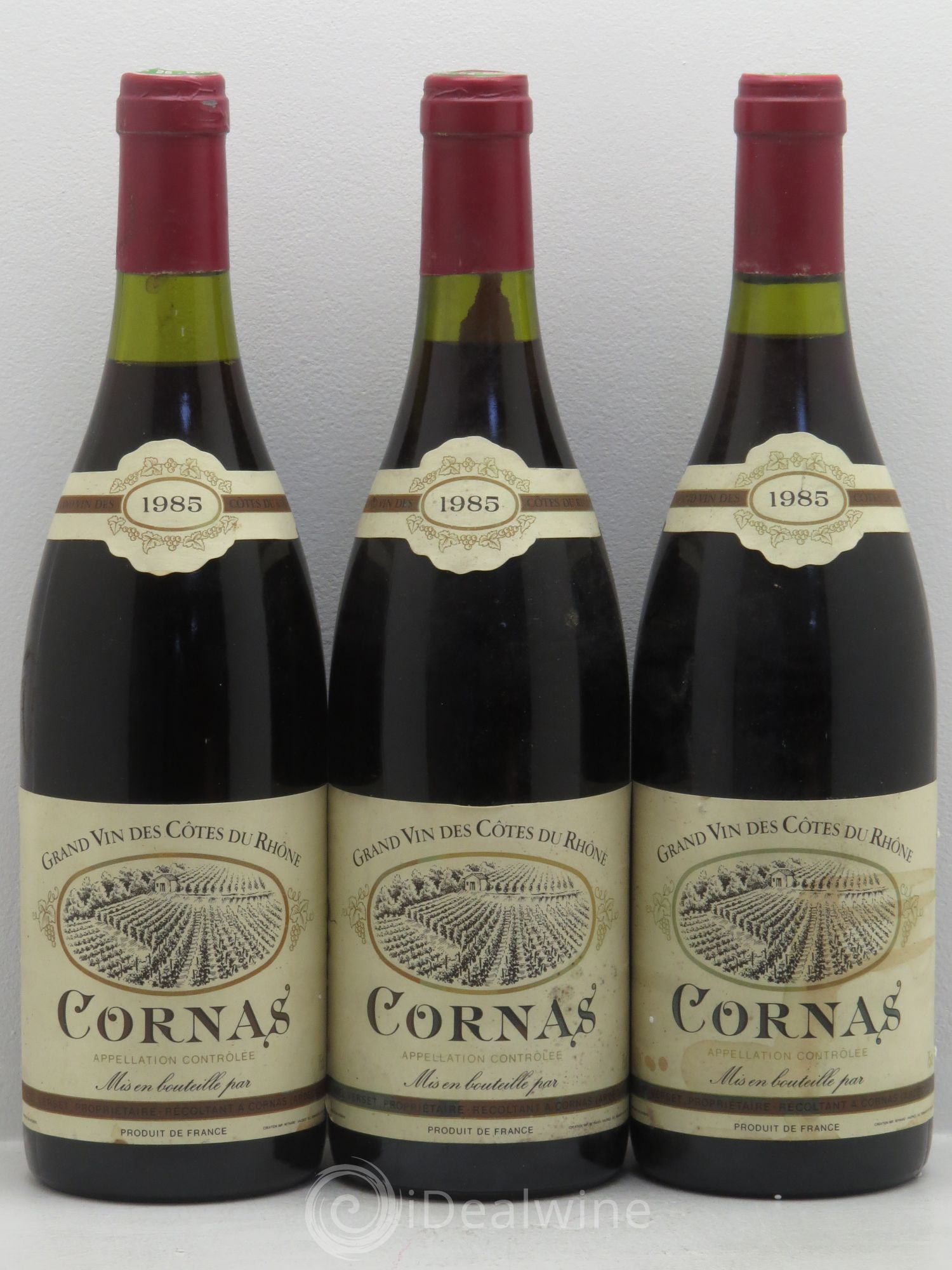 Cornas Noël Verset 1985 - Lot de 6 bouteilles - 2