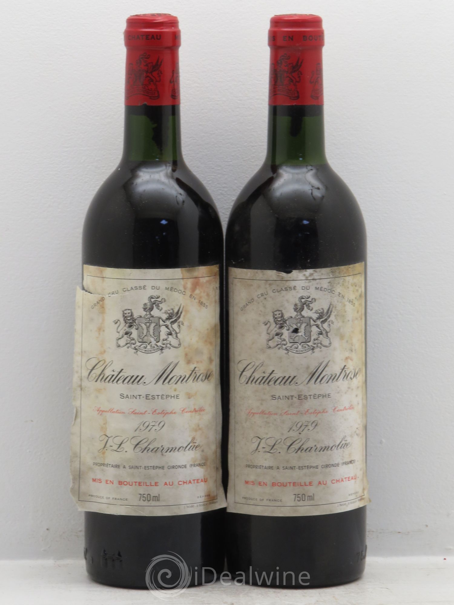 Château Montrose 2ème Grand Cru Classé 1979 - Lot de 2 bouteilles - 0