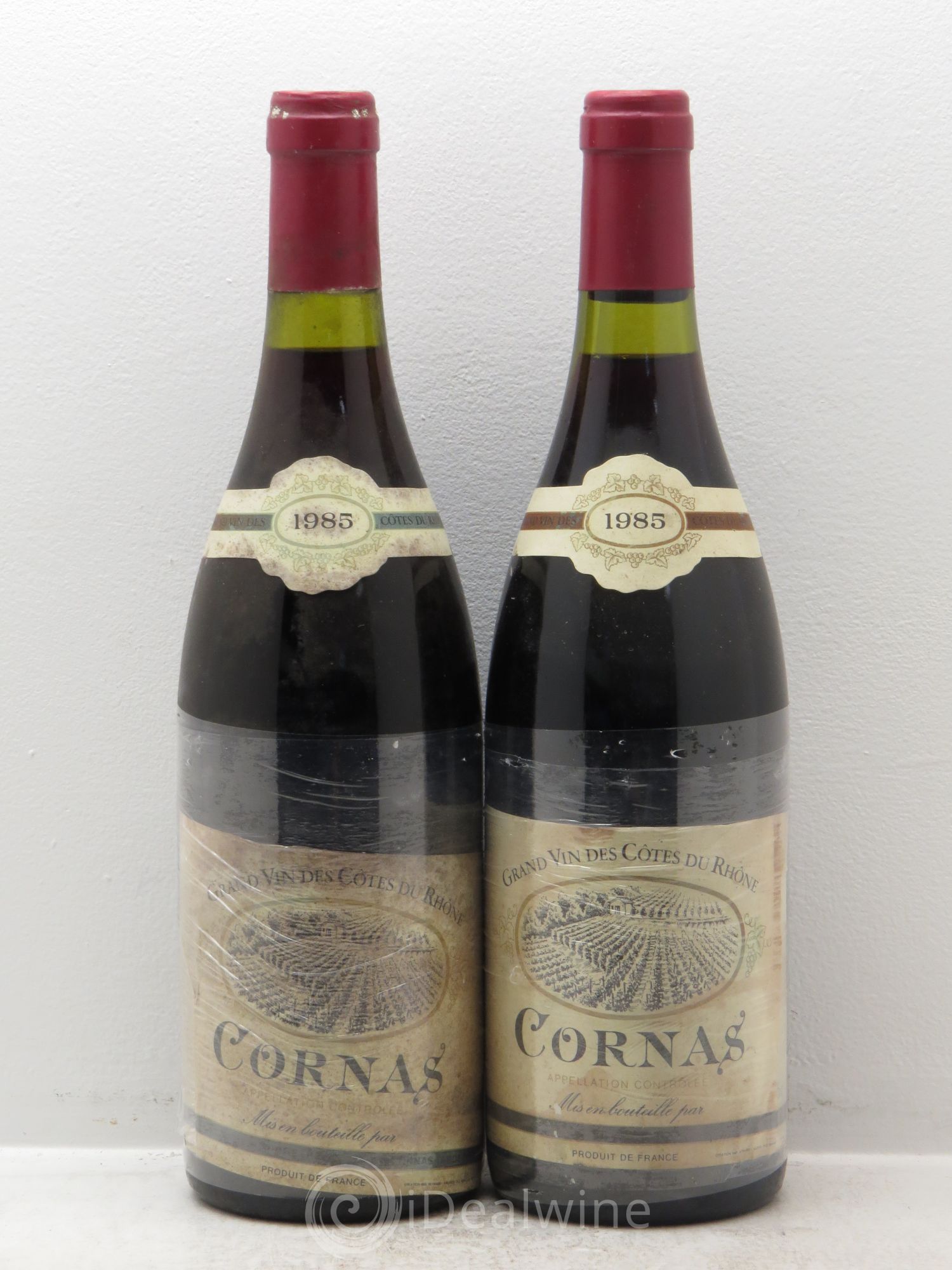 Cornas Noël Verset 1985 - Lot de 2 bouteilles - 0