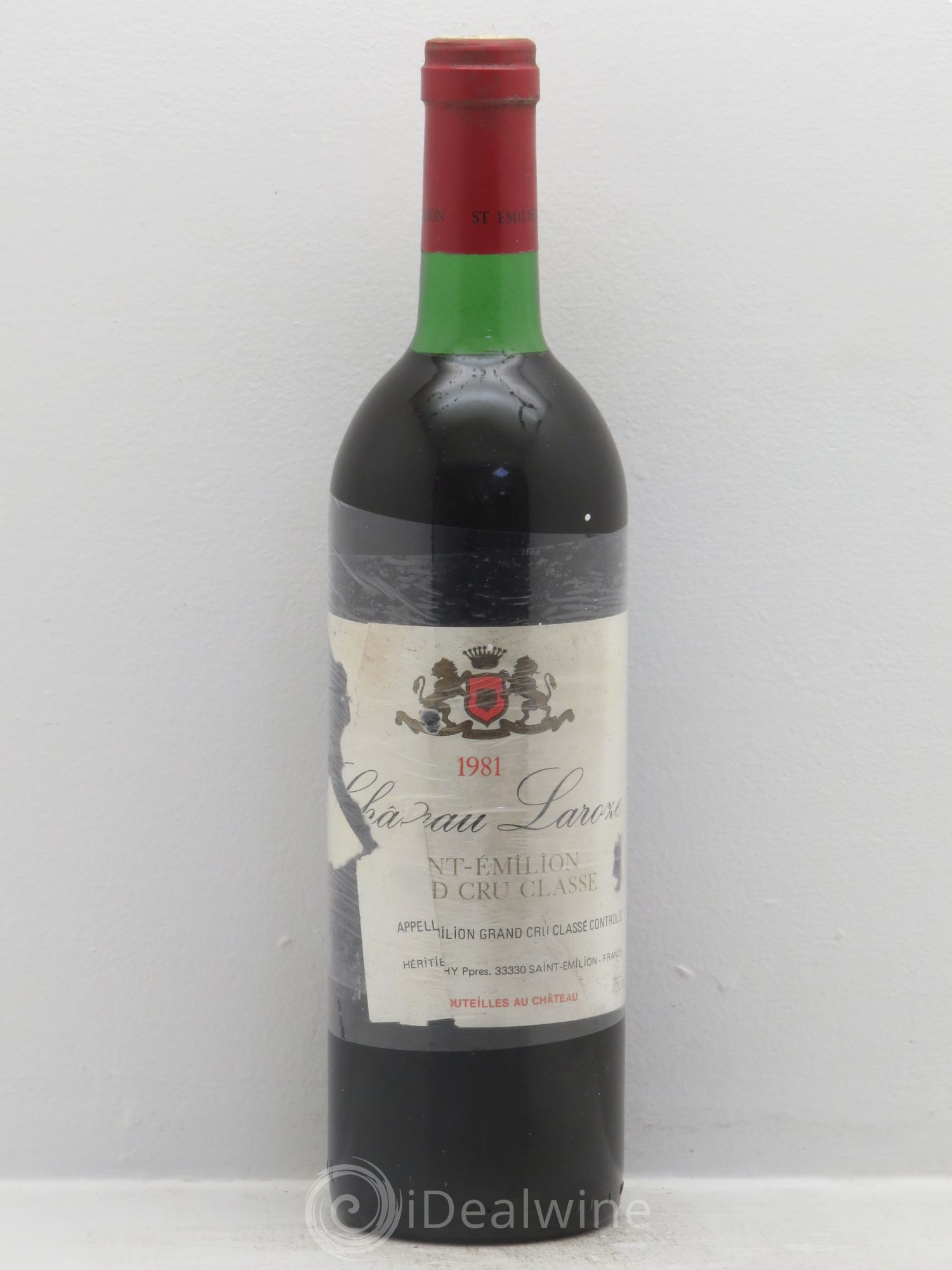 Château Laroze Grand Cru Classé (sans prix de réserve) 1981 - Lot de 12 bouteilles - 0