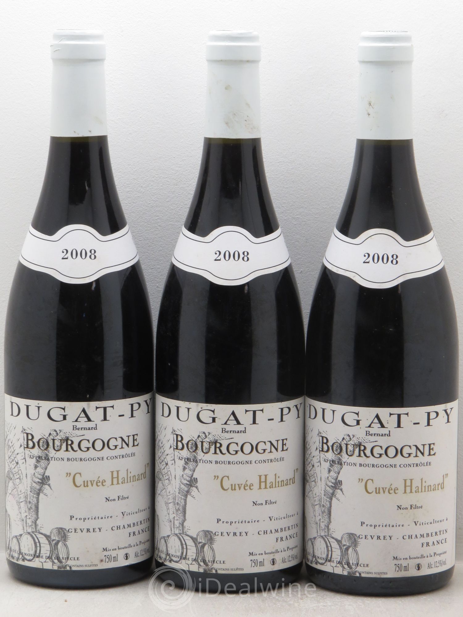 Bourgogne Cuvée Halinard 2008 - Lot de 3 bouteilles - 0