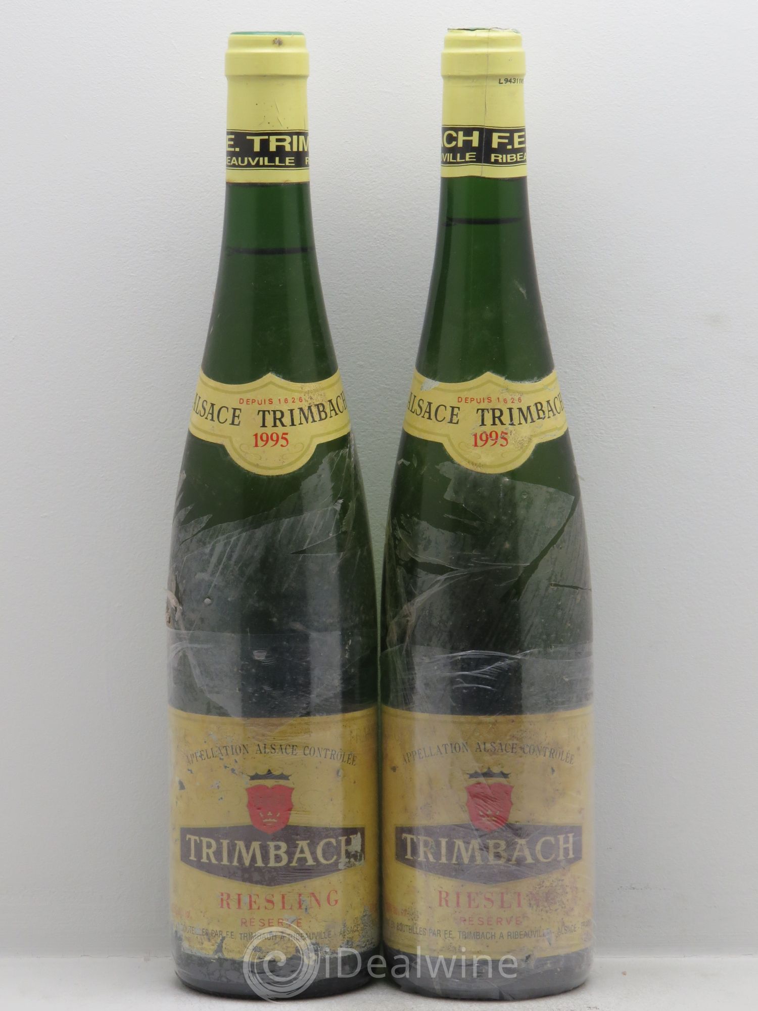 Alsace Riesling Trimbach (Domaine) Réserve 1995 - Lot de 2 bouteilles - 0