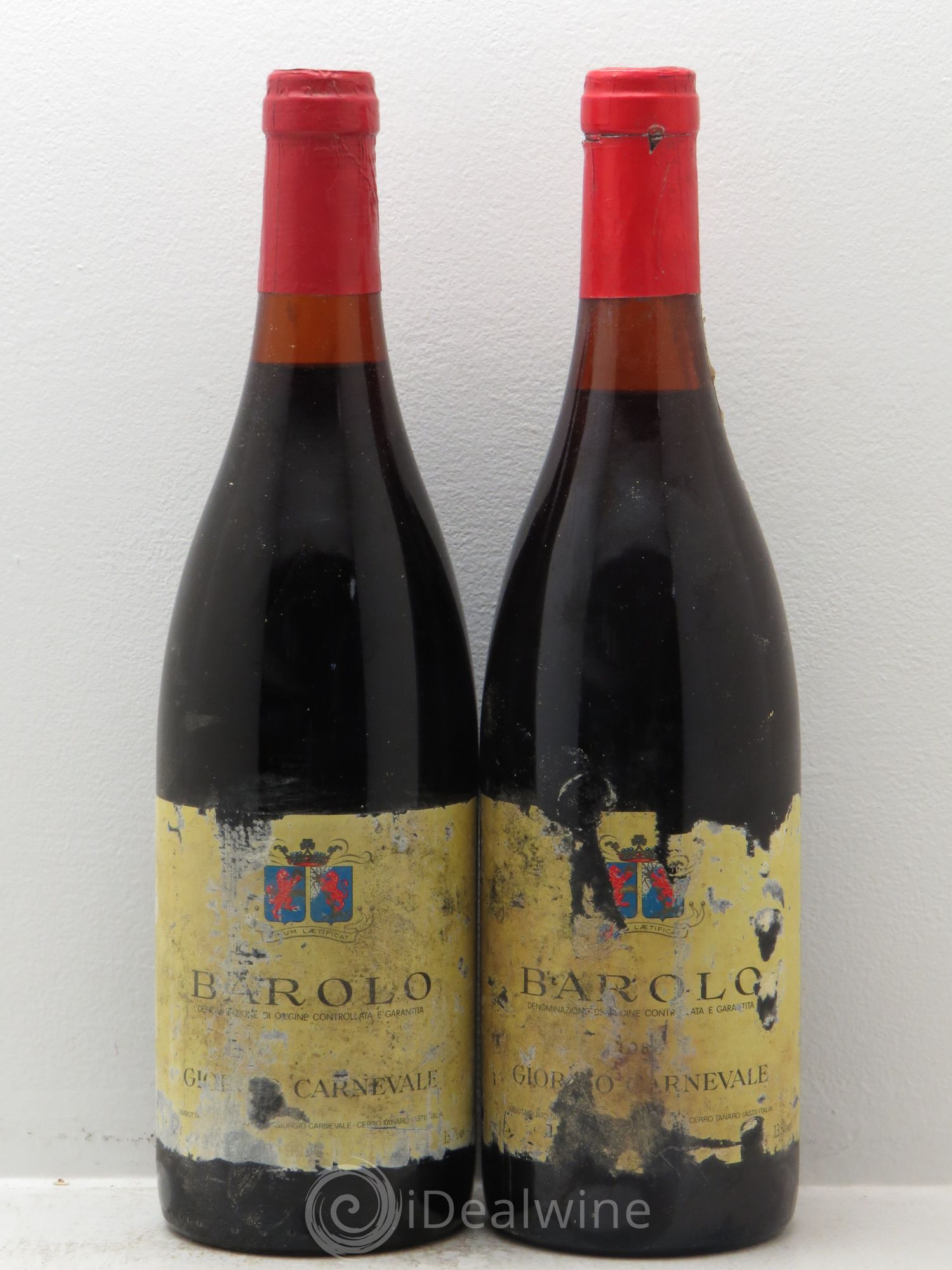 Barolo Giorgio Carnevale 1988 - Lot de 2 bouteilles - 0