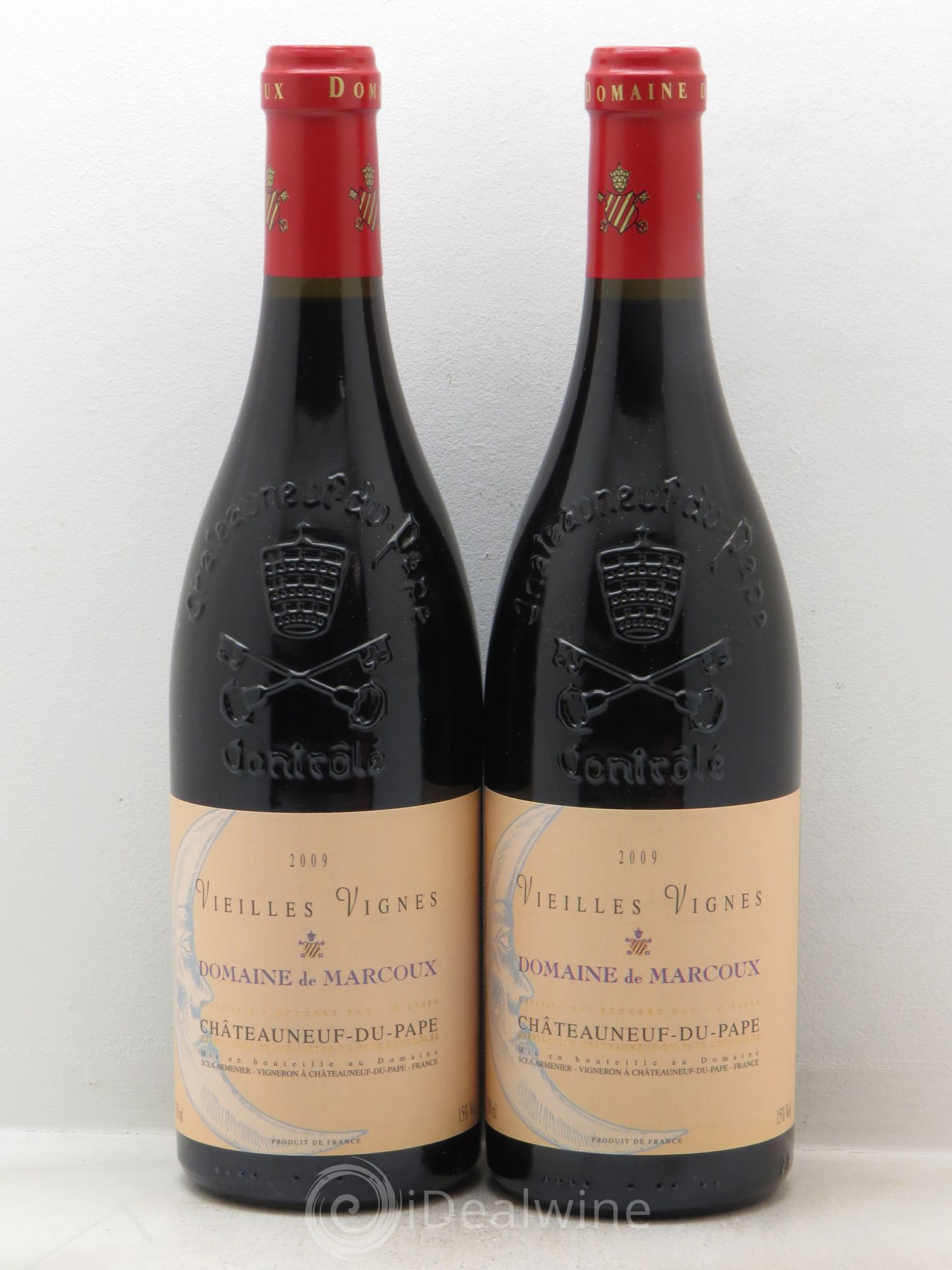 Châteauneuf-du-Pape Vieilles Vignes Marcoux (Domaine de) 2009 - Lot de 2 bouteilles - 0