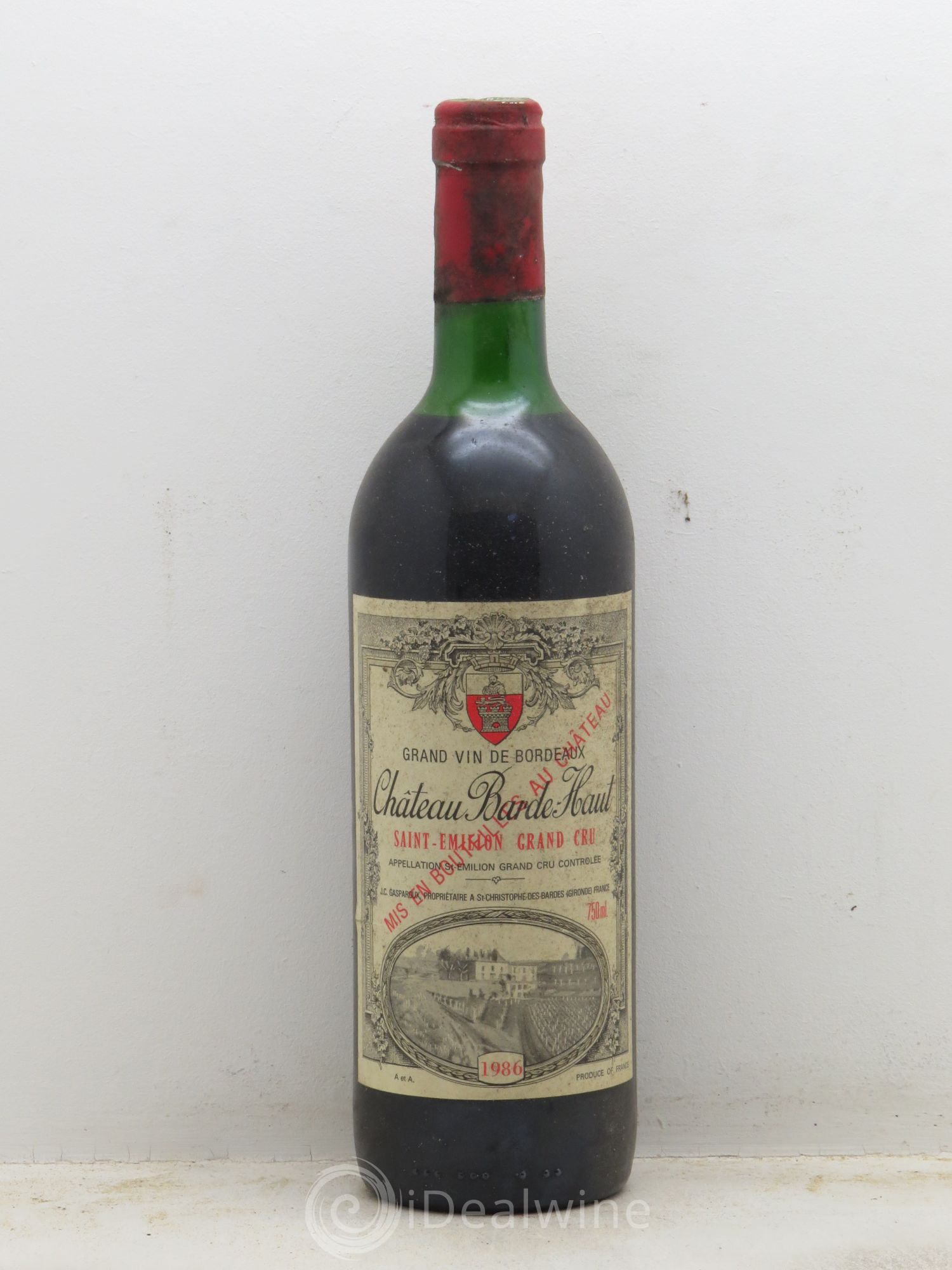 Château Barde Haut Grand Cru Classé null 1986 - Lot of 12 bottles - 0