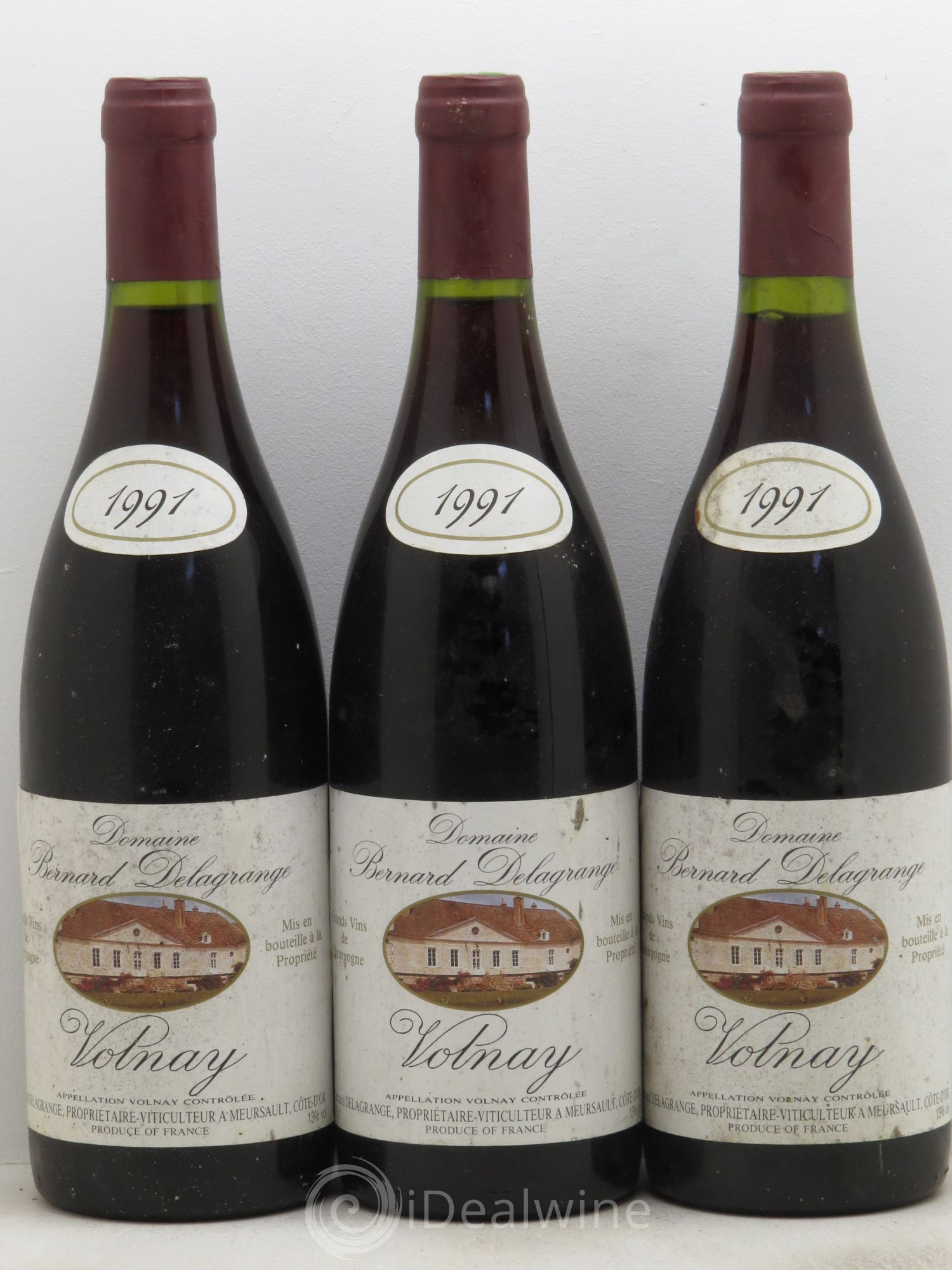Volnay 1991 - Posten von 3 Flaschen - 0