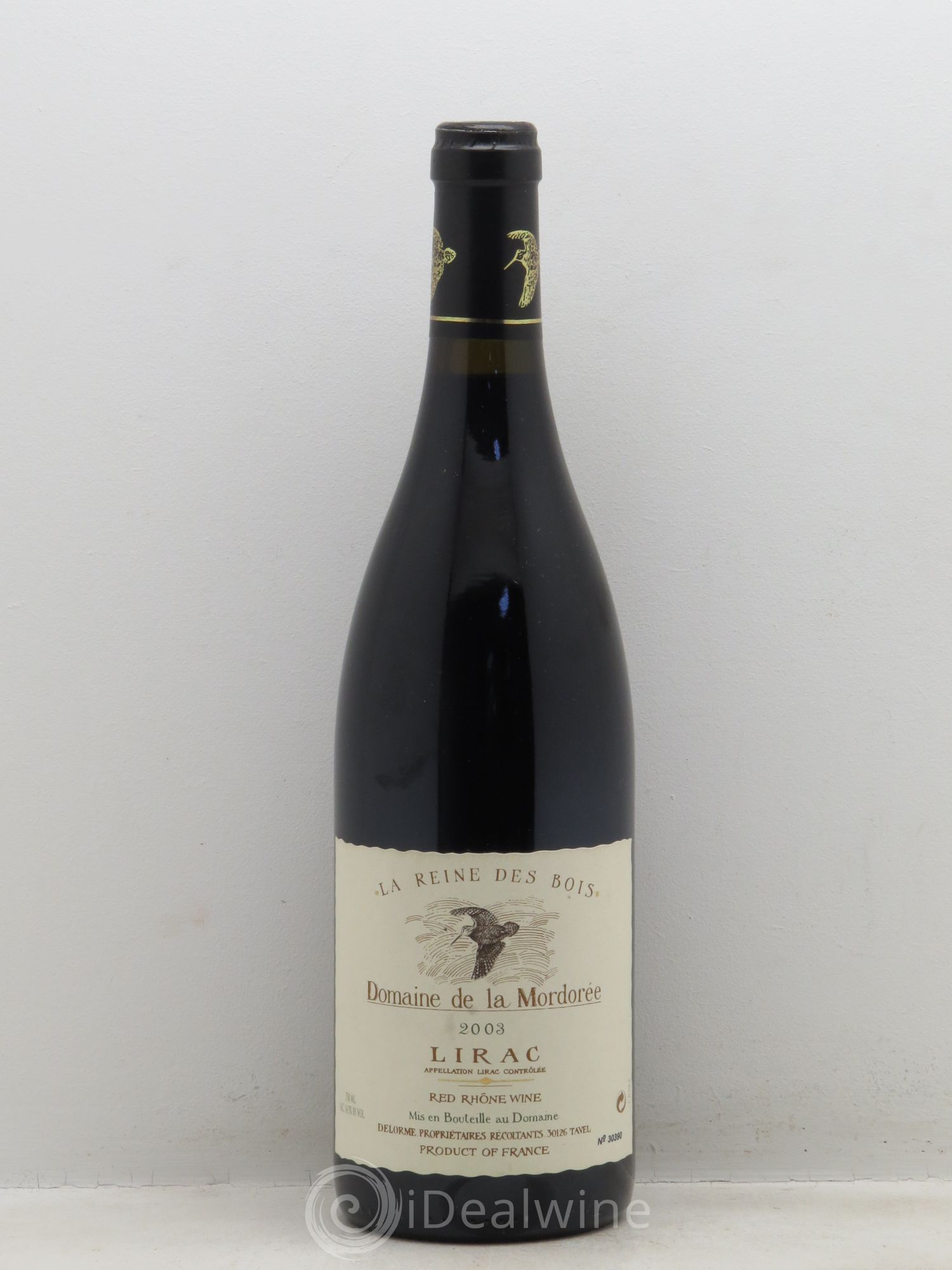 Lirac Cuvée Reine des Bois La Mordorée (Domaine de) 2003 - Lot de 1 bouteille - 0