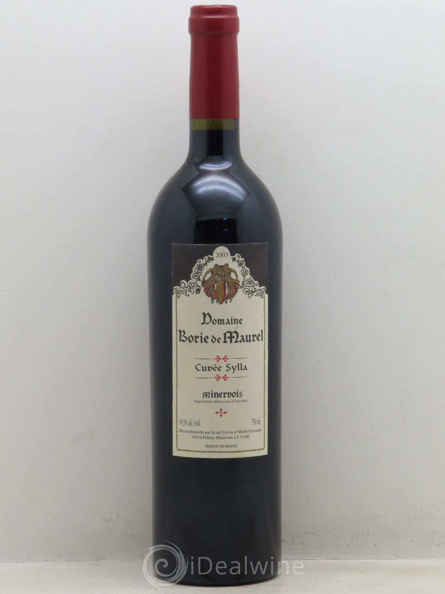 Minervois Borie de Maurel Sylla 2003 - Posten von 1 Flasche - 0