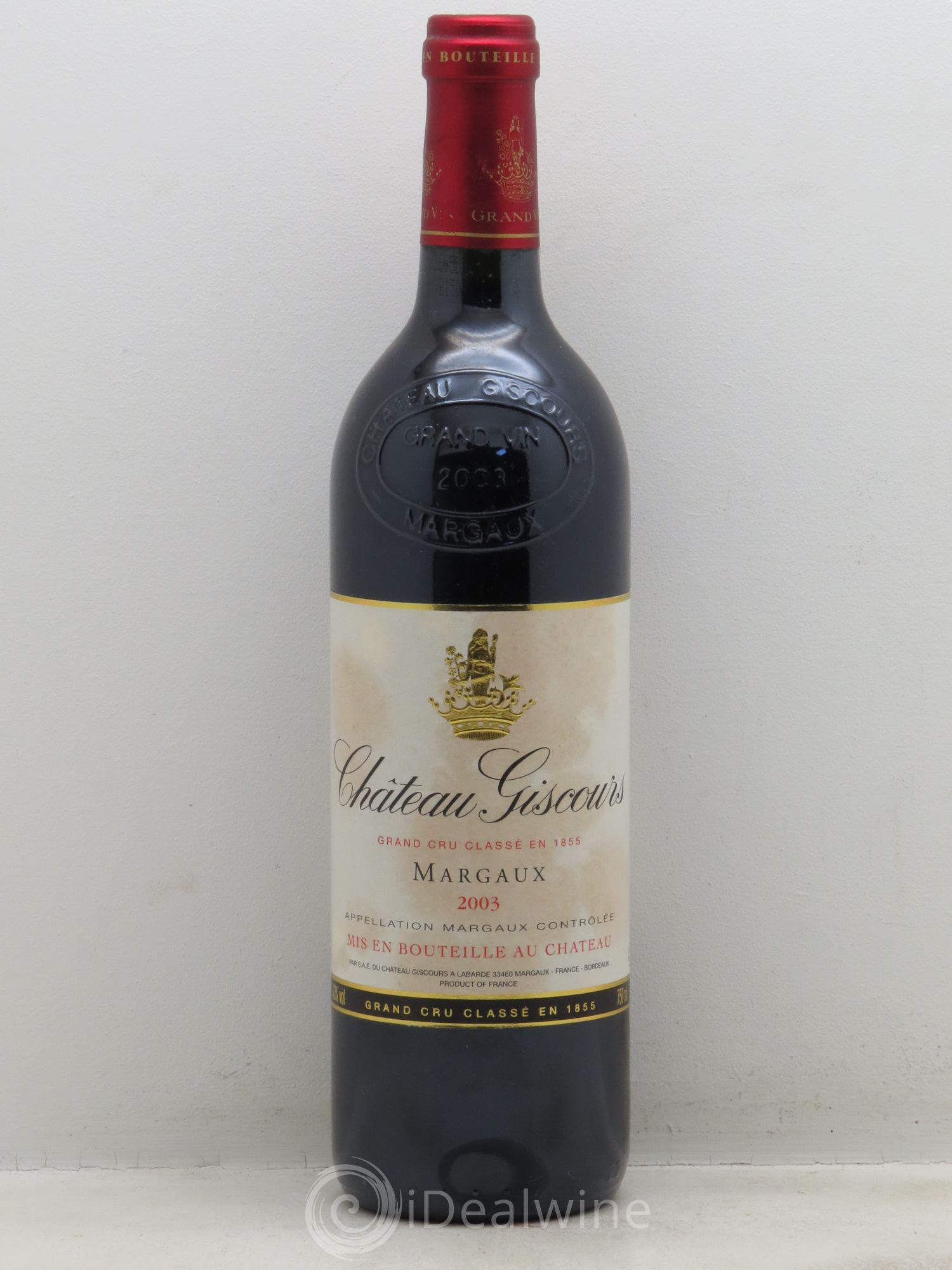 Château Giscours 3ème Grand Cru Classé 2003 - Lot de 1 bouteille - 0