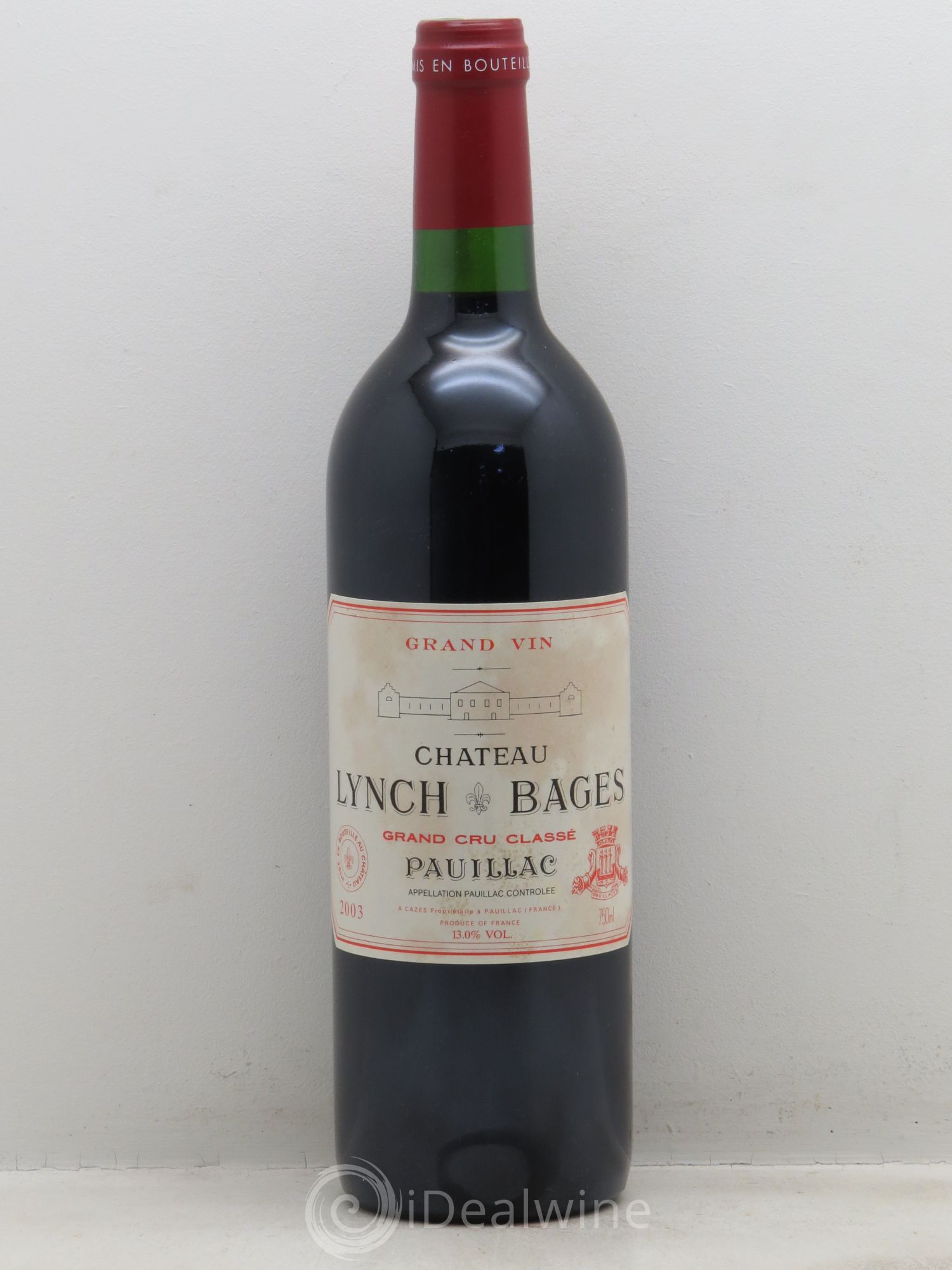 Château Lynch Bages 5ème Grand Cru Classé 2003 - Lot de 1 bouteille - 0