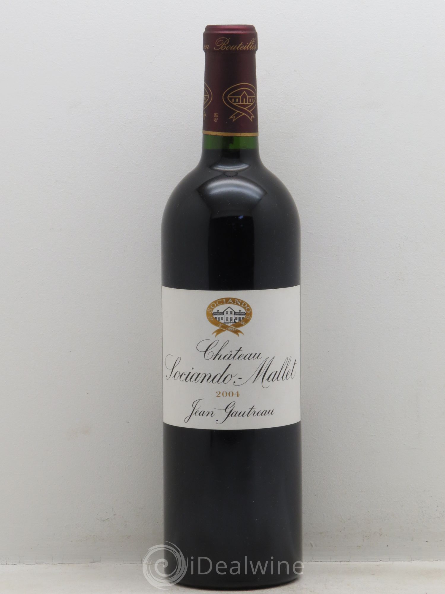 Château Sociando Mallet 2004 - Lot de 1 bouteille - 0