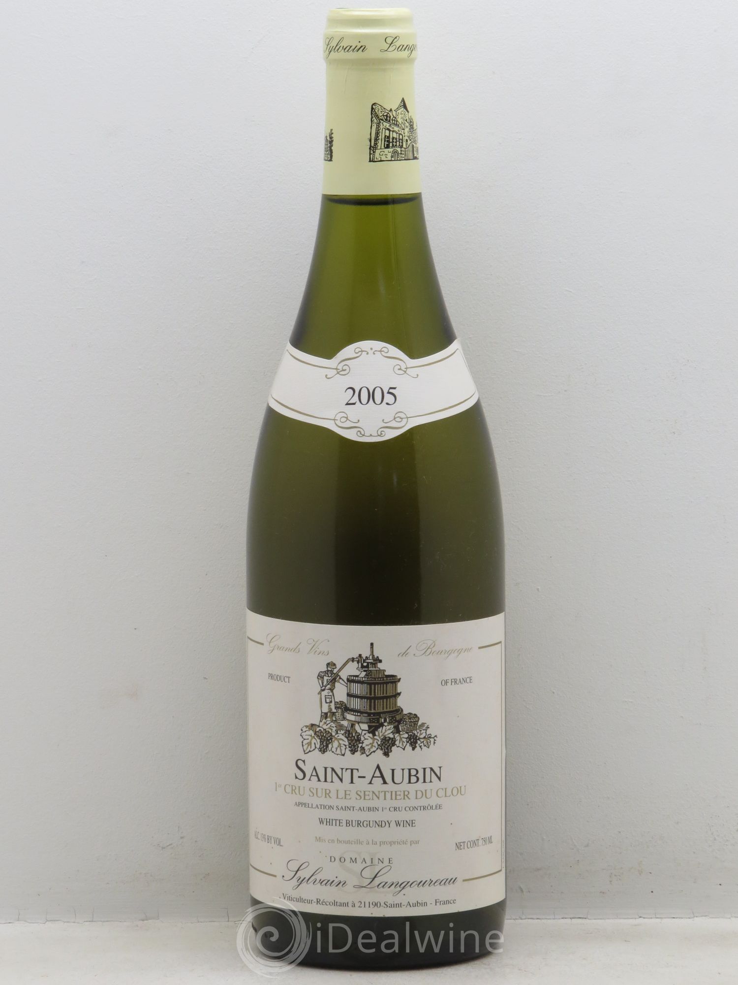 Saint-Aubin 1er Cru Sur le Sentier du Clou S.Langoureau 2005 - Posten von 1 Flasche - 0