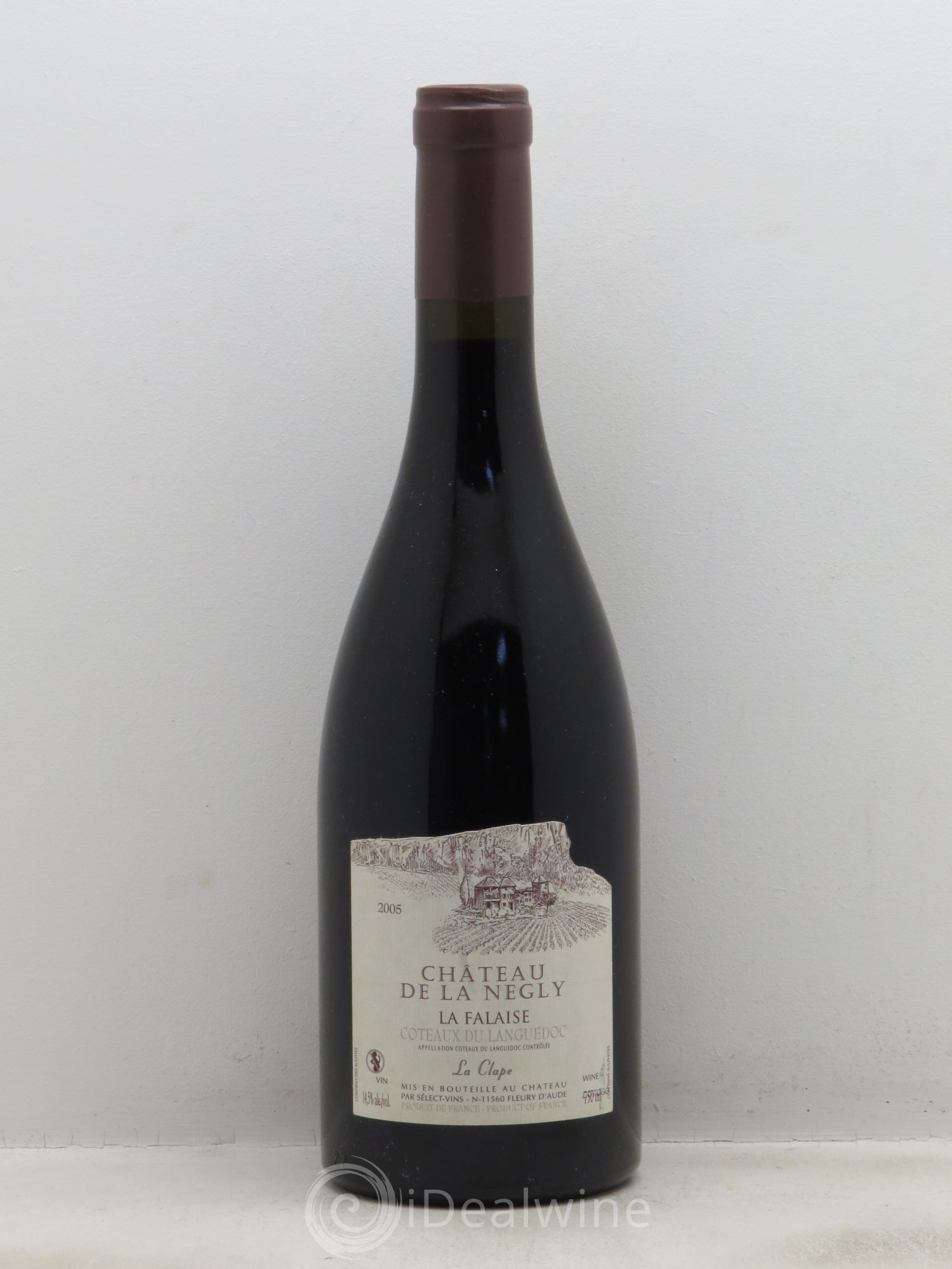 La Clape Château de La Négly La Falaise Jean Paux-Rosset 2005 - Lot de 1 bouteille - 0