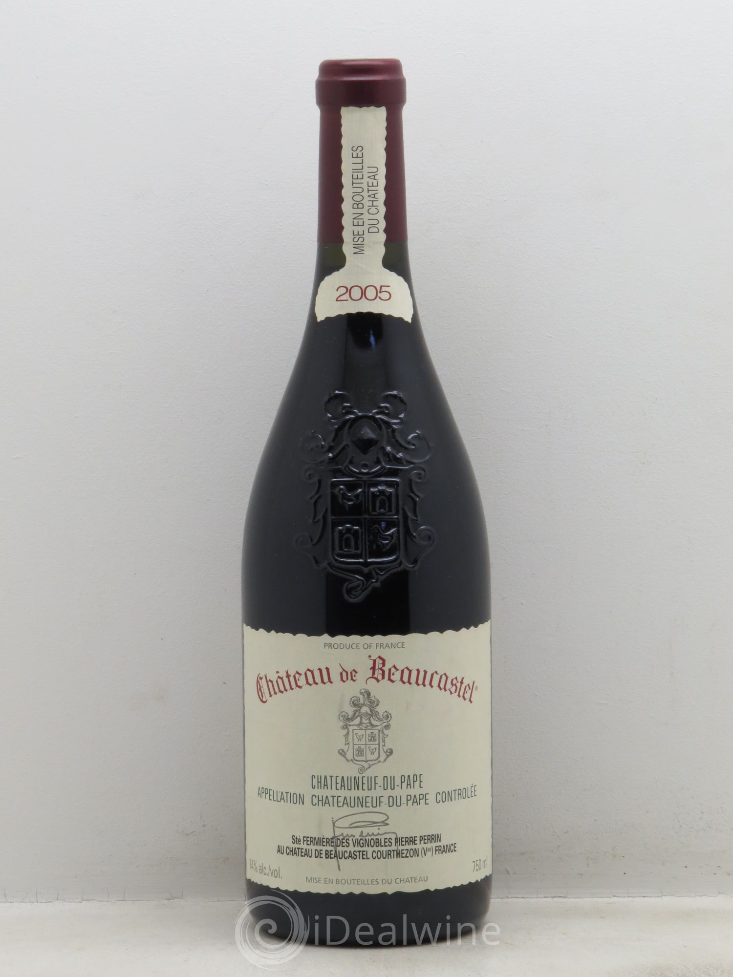 Châteauneuf-du-Pape Château de Beaucastel Famille Perrin 2005 - Lot de 1 bouteille - 0