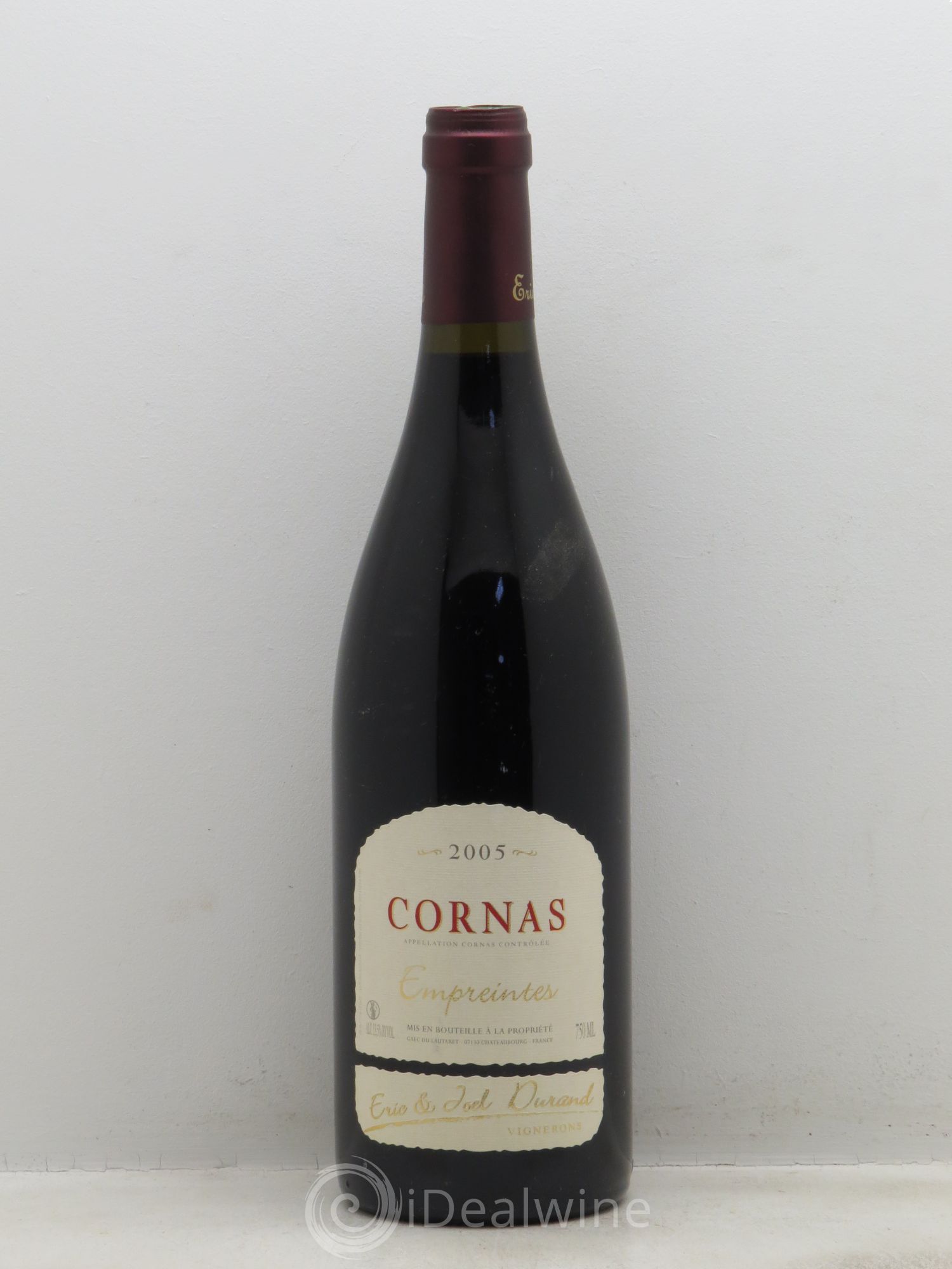Cornas Empreintes Eric et Joël Durand 2005 - Posten von 1 Flasche - 0
