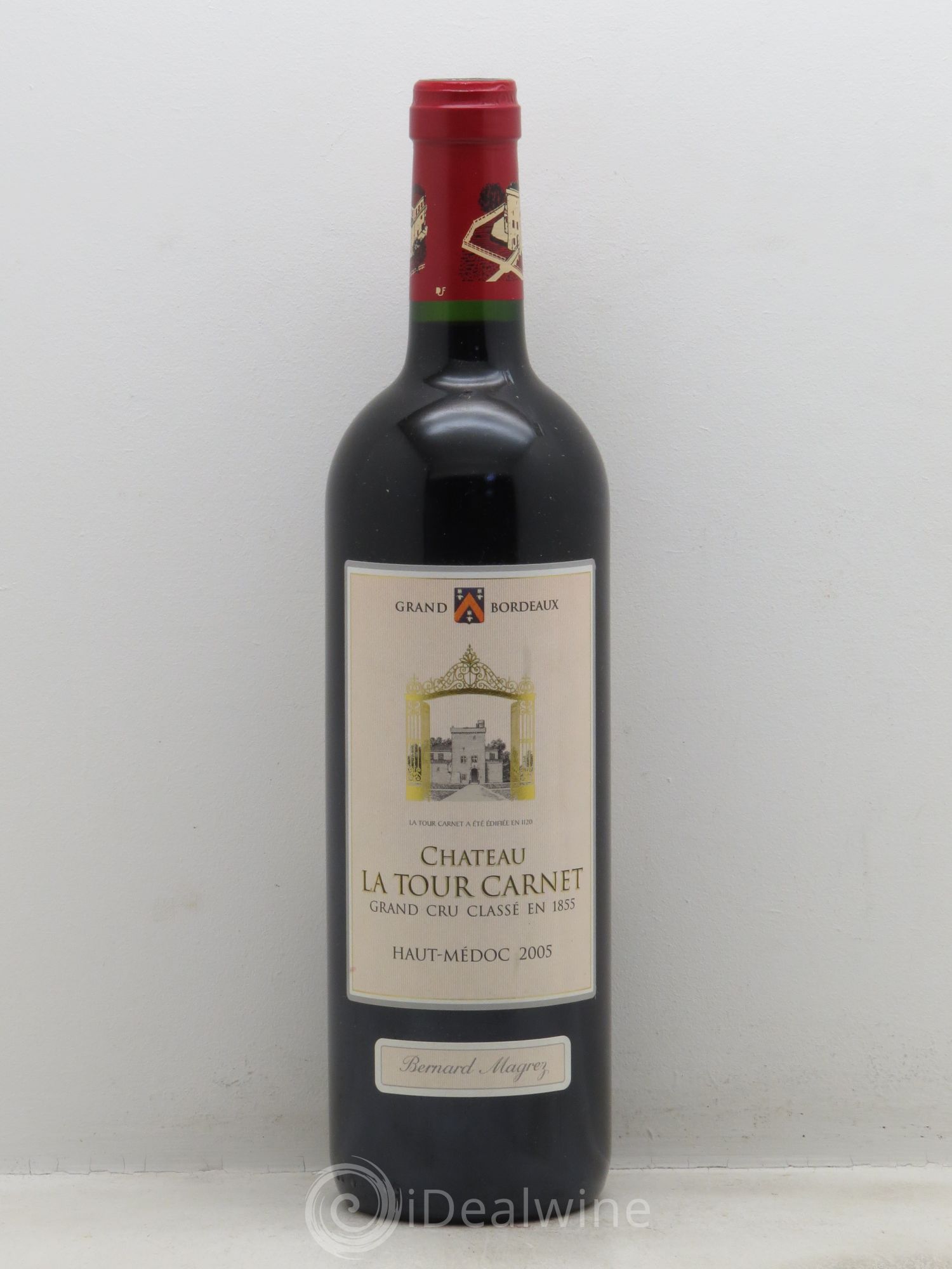 Château la Tour Carnet 4ème Grand Cru Classé 2005 - Lot de 1 bouteille - 0