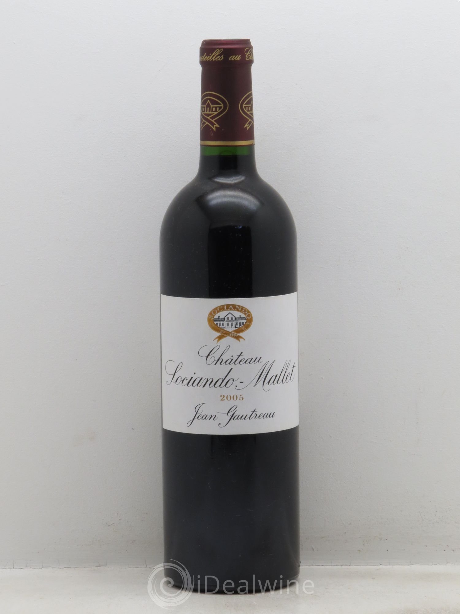 Château Sociando Mallet 2005 - Lot de 1 bouteille - 0