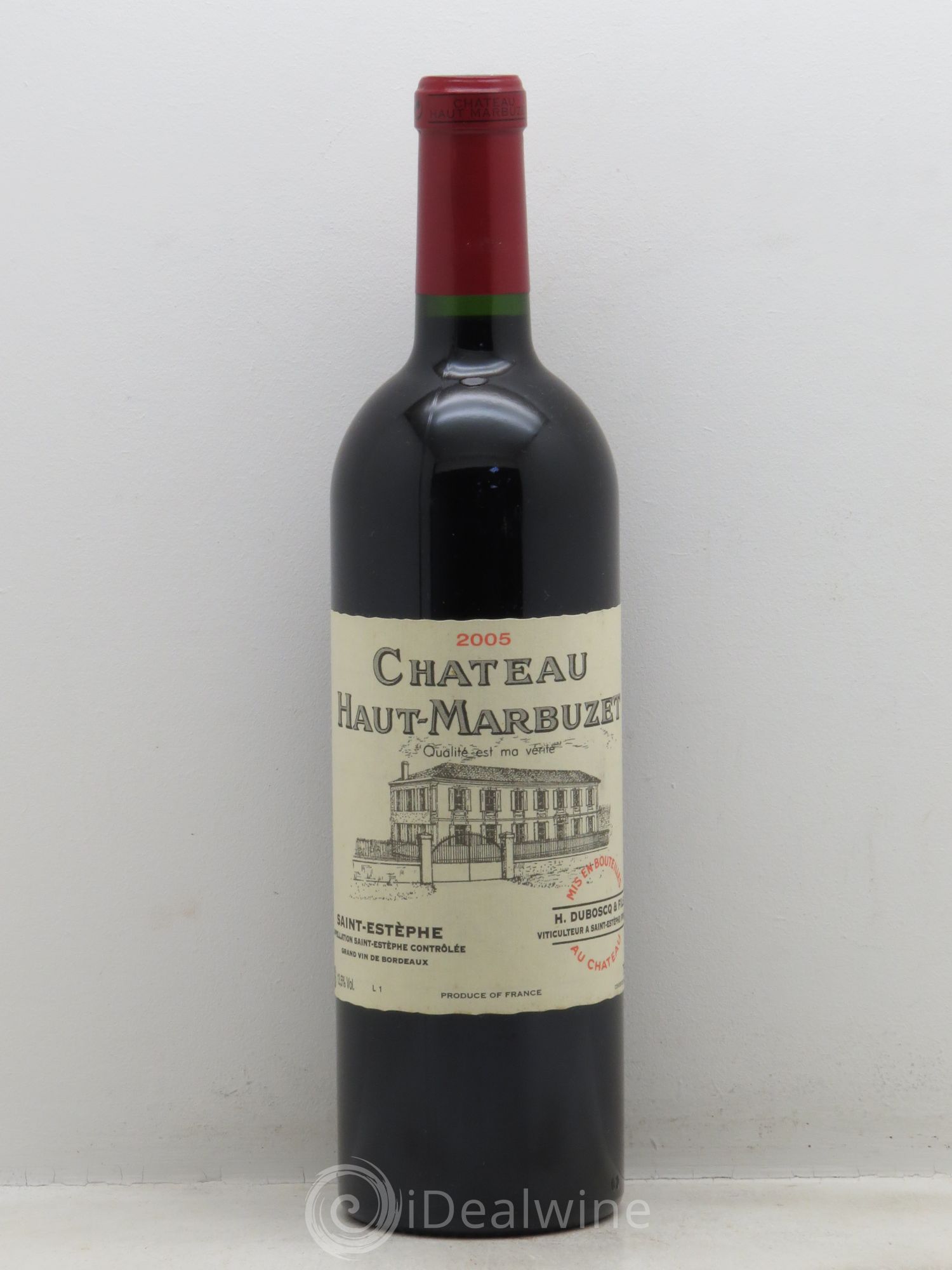 Château Haut Marbuzet 2005 - Lot de 1 bouteille - 0