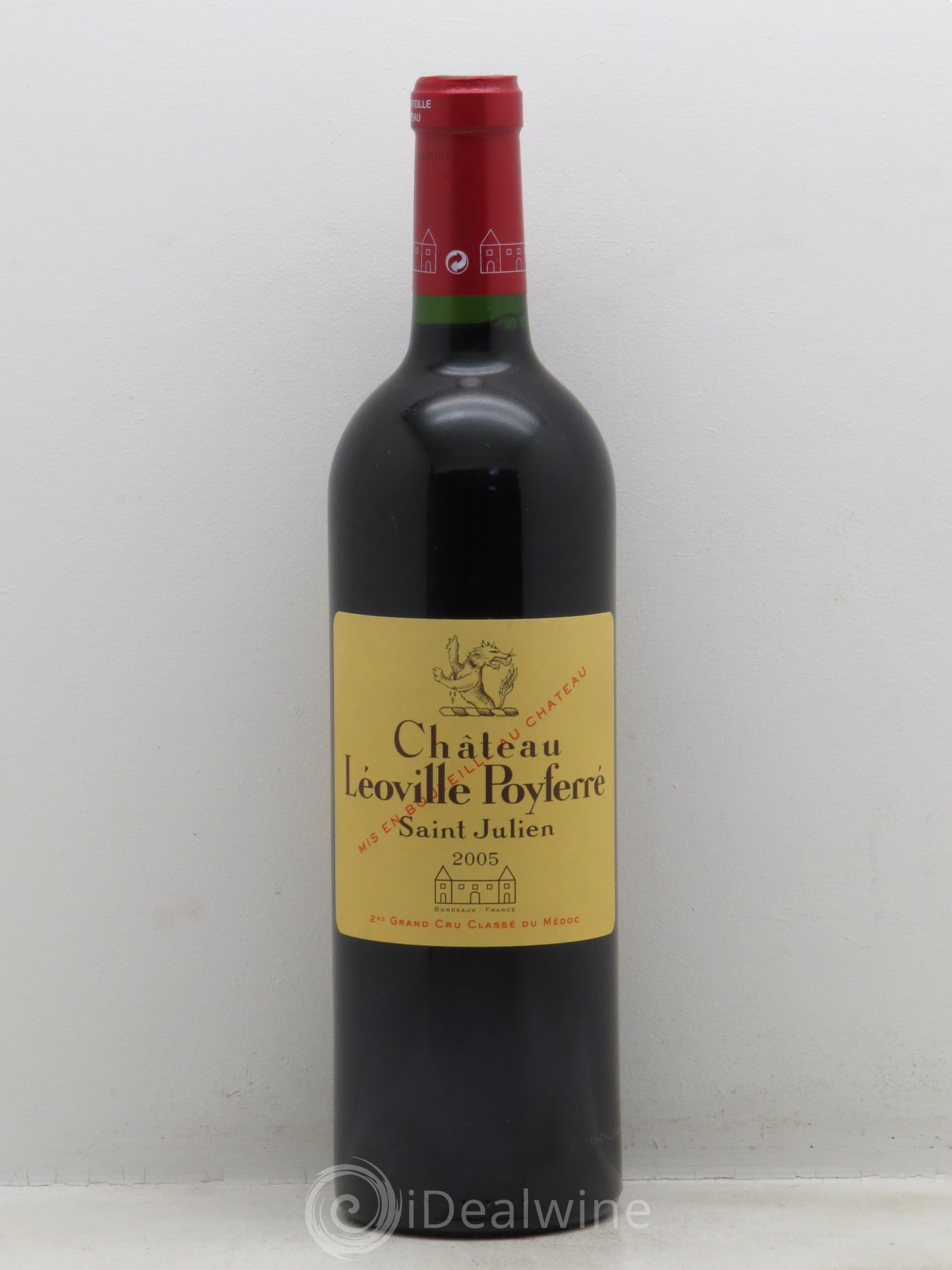 Château Léoville Poyferré 2ème Grand Cru Classé 2005 - Lot de 1 bouteille - 0