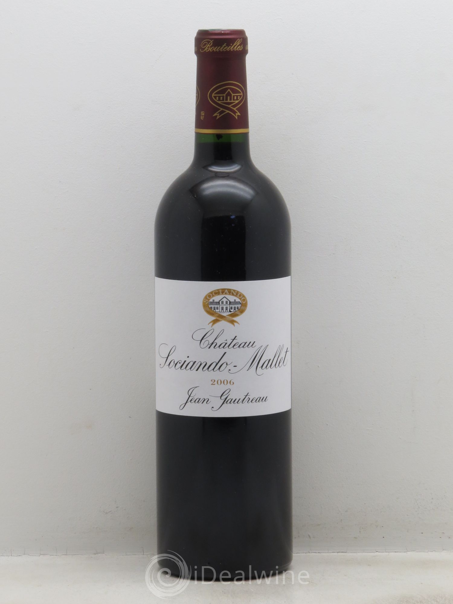 Château Sociando Mallet 2006 - Lot de 1 bouteille - 0