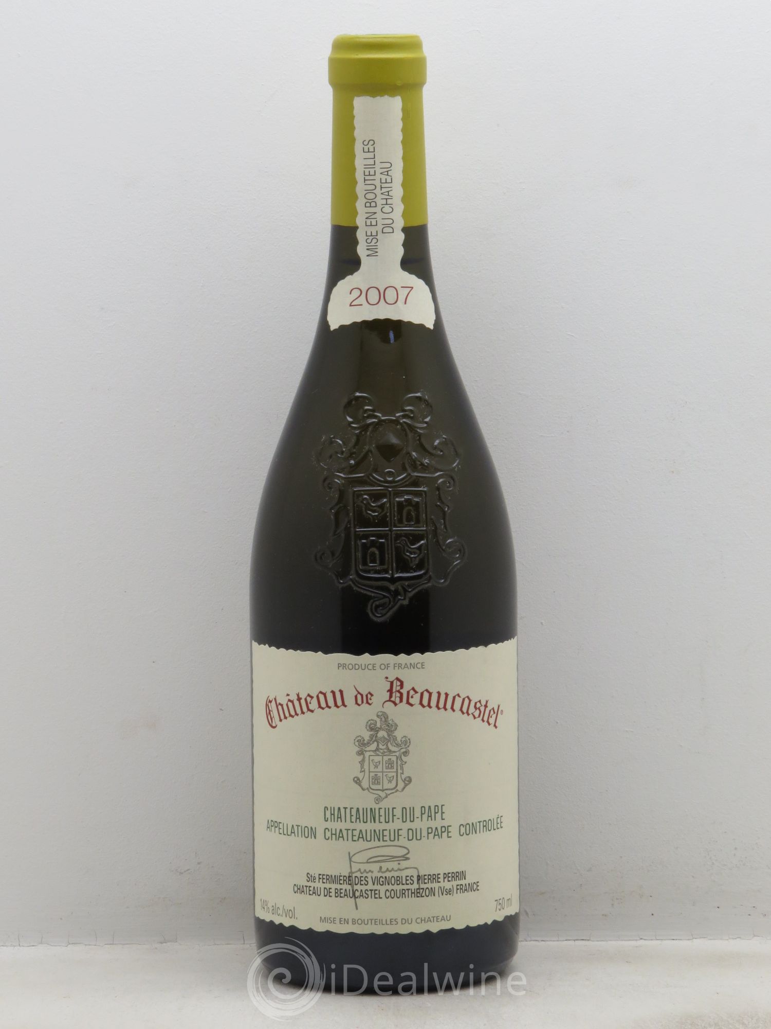 Châteauneuf-du-Pape Château de Beaucastel Famille Perrin 2007 - Lot de 1 bouteille - 0