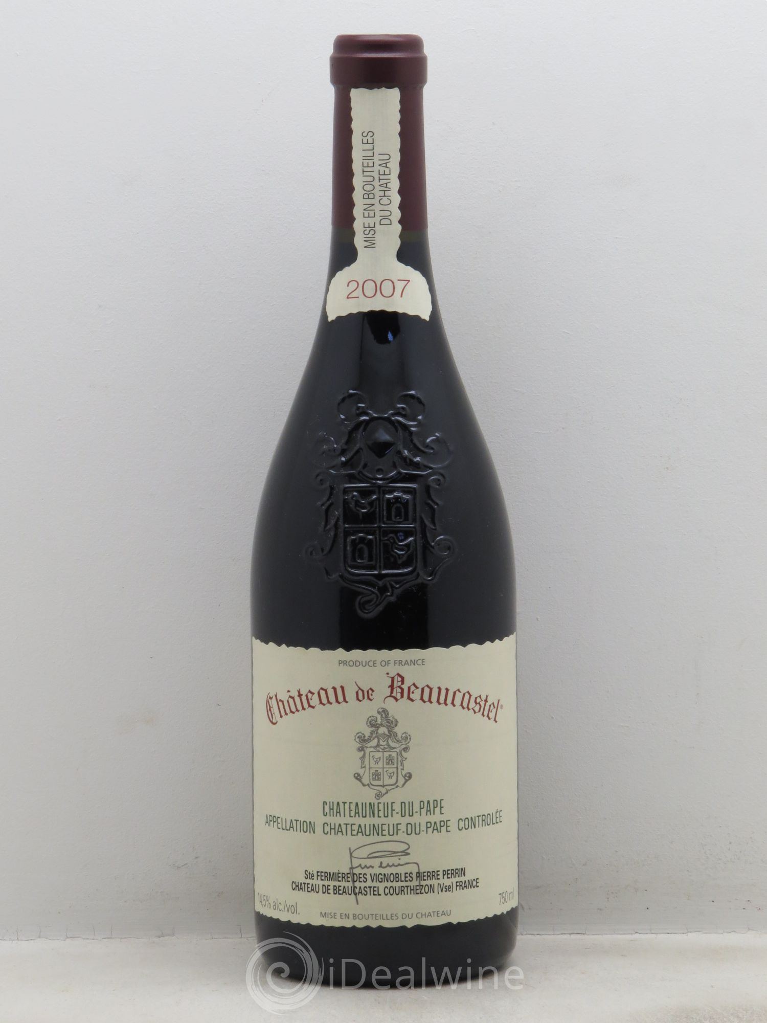 Châteauneuf-du-Pape Château de Beaucastel Famille Perrin 2007 - Lot de 1 bouteille - 0