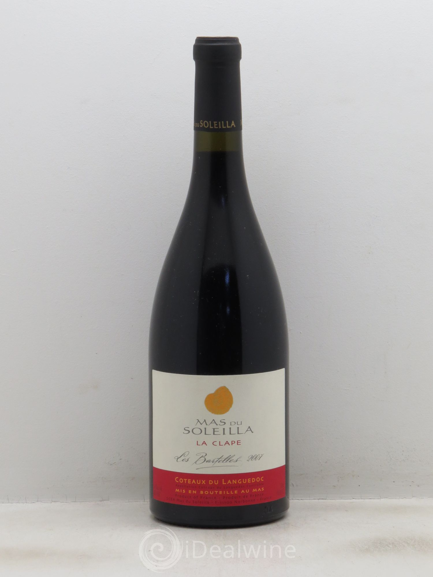 Coteaux du Languedoc Mas de Solleila La Clape Les Bartelles (sans prix de réserve-no reserve) 2007 - Posten von 1 Flasche - 0
