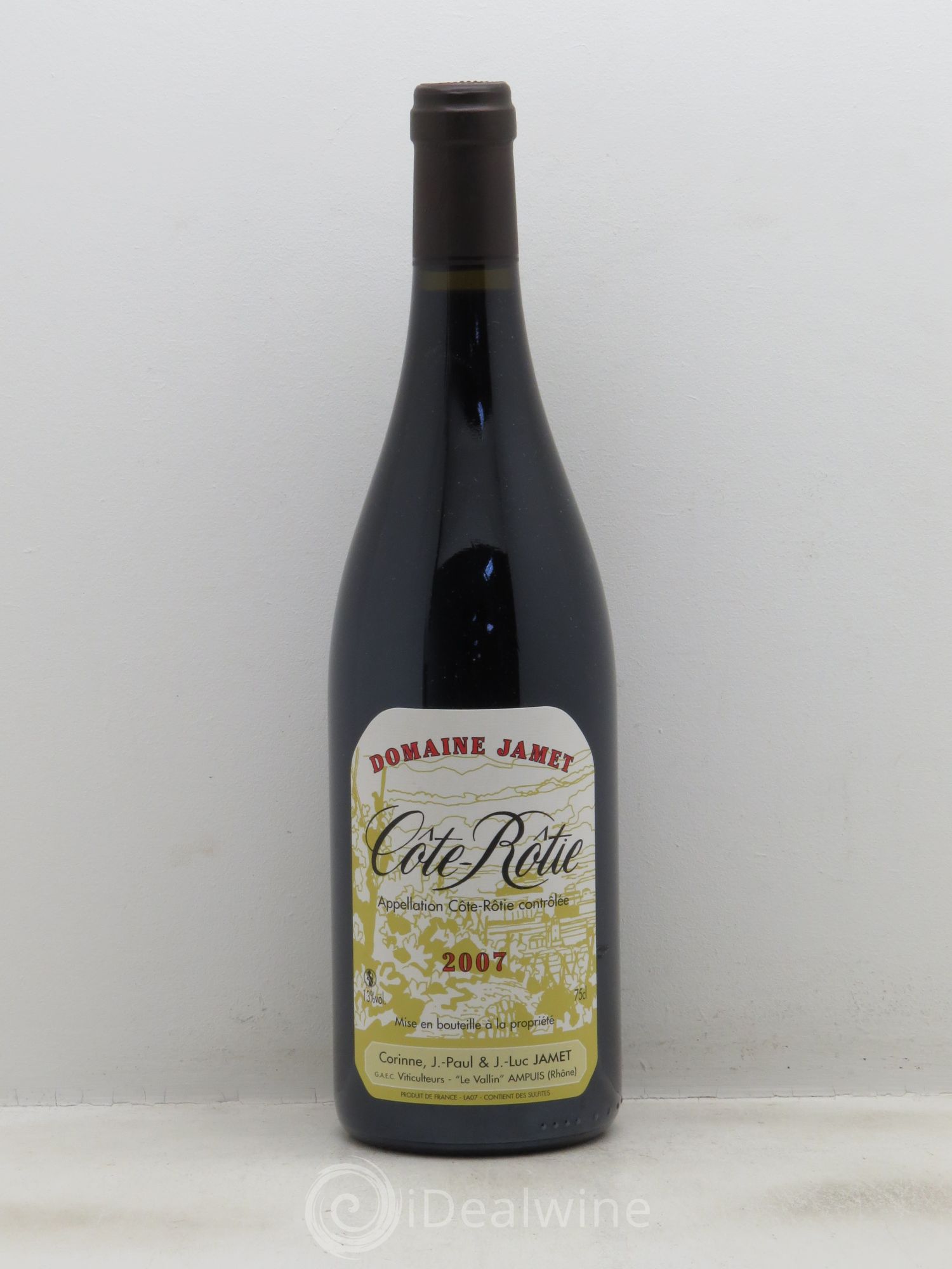 Côte-Rôtie Jamet (Domaine) 2007 - Lot de 1 bouteille - 0